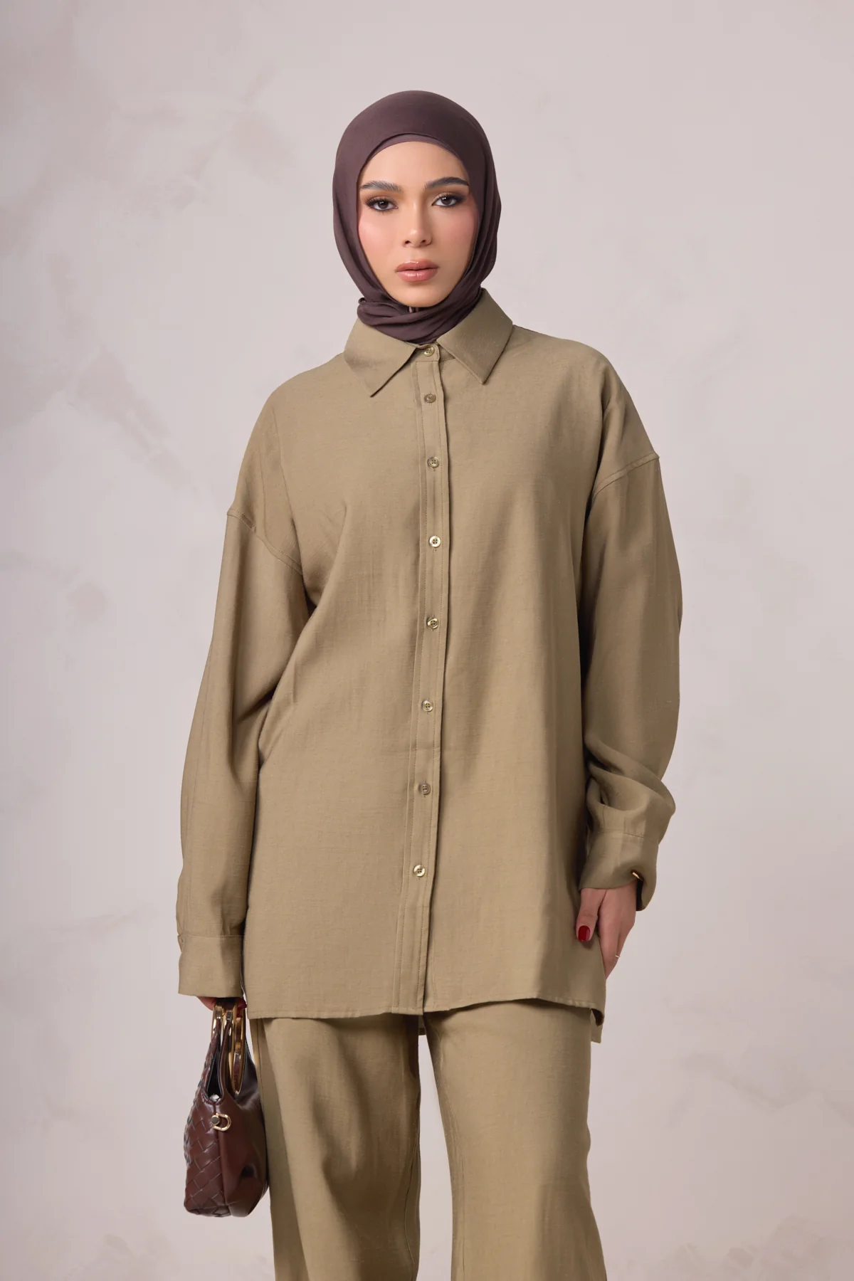 Alya Everyday Tunic & Pant Set - Thyme - Image 4