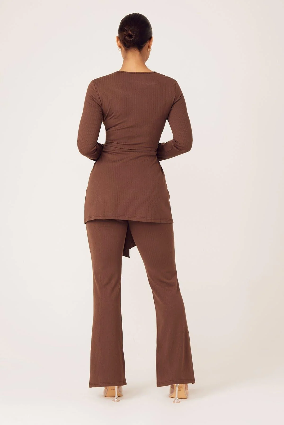 Amara Two Piece Matching Set- Mocha - Image 14
