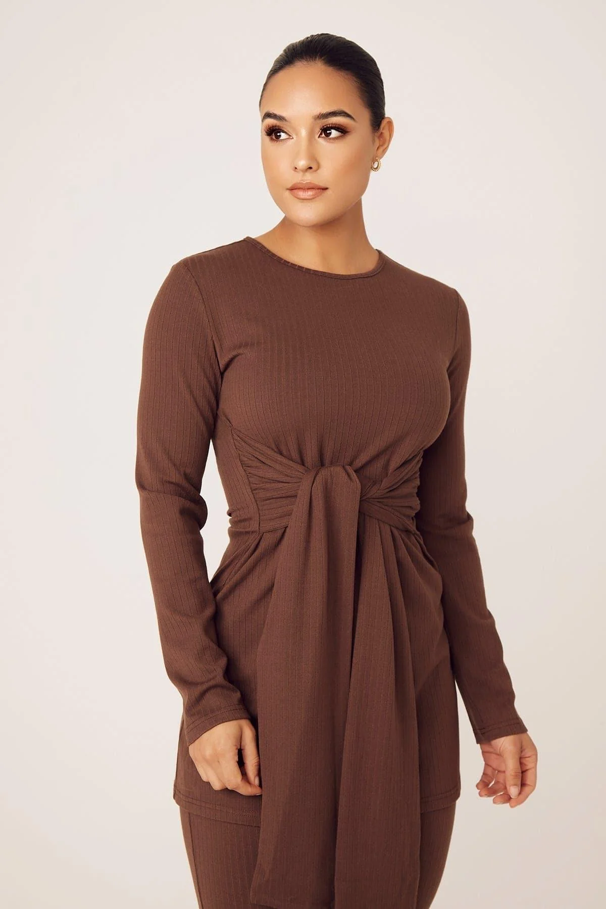 Amara Two Piece Matching Set- Mocha - Image 15
