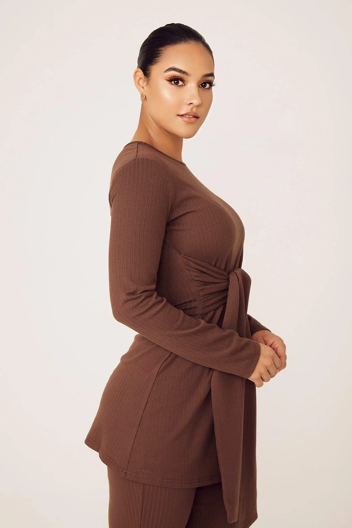 Amara Two Piece Matching Set- Mocha - Image 21