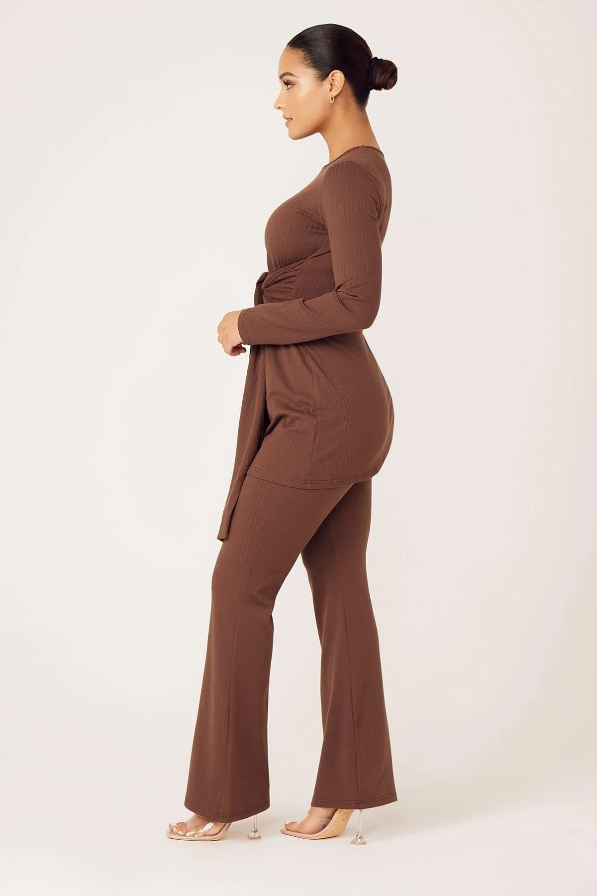 Amara Two Piece Matching Set- Mocha - Image 8