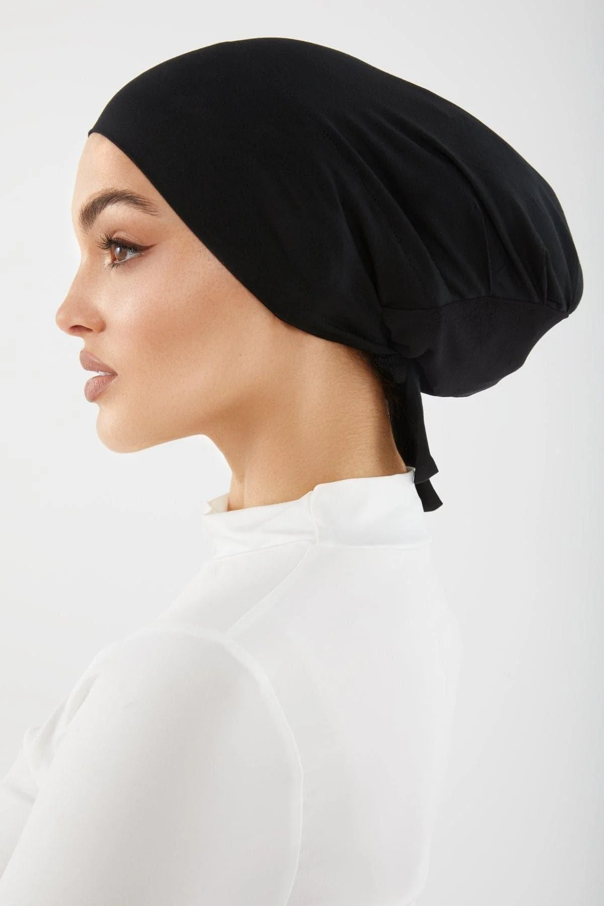 Aria Mesh Tie Back Undercap- Black - Image 2