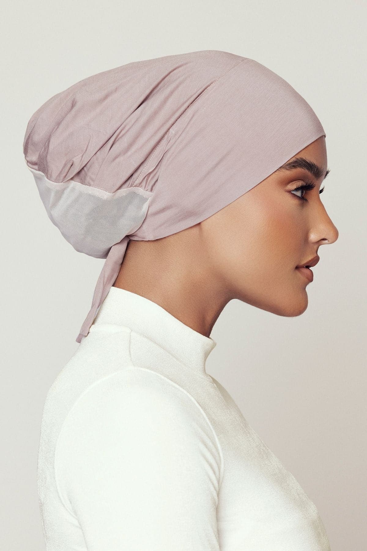 Aria Mesh Tie Back Undercap- Camel - Image 2