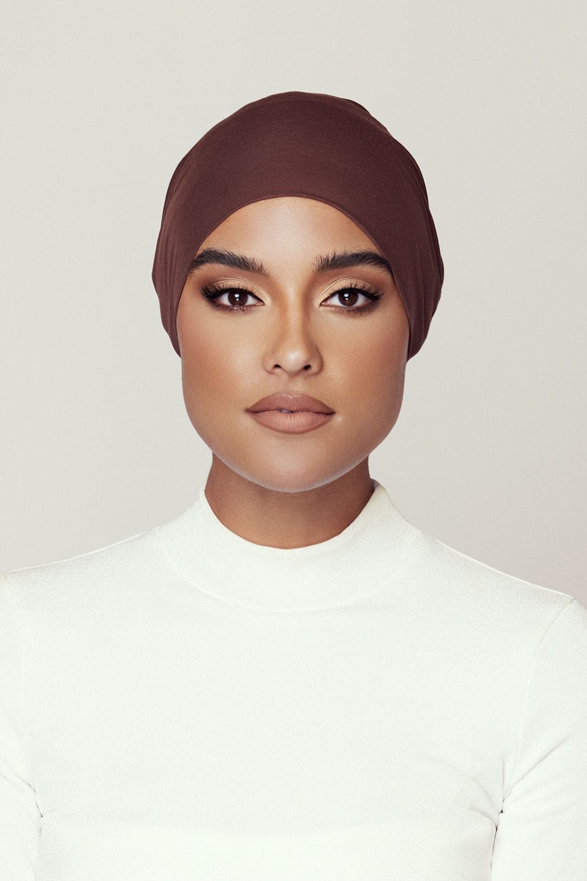 Aria Mesh Tie Back Undercap- Cocoa