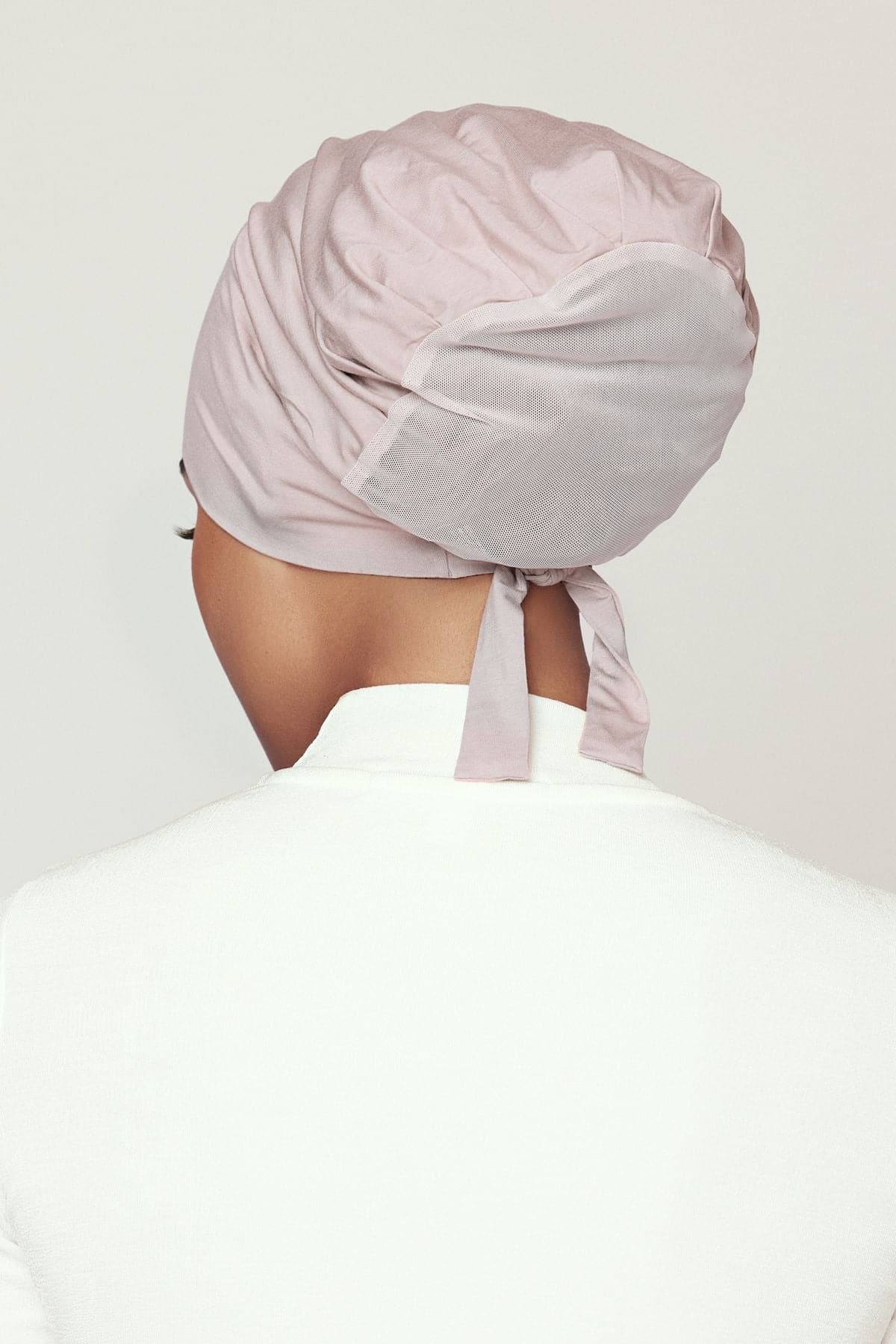 Aria Mesh Tie Back Undercap- Latte - Image 3