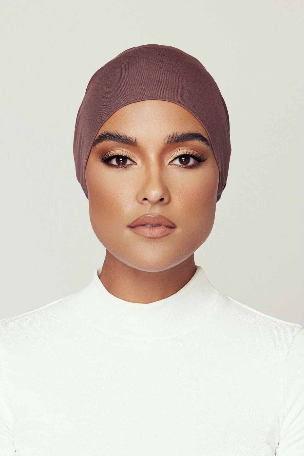 Aria Mesh Tie Back Undercap- Mocha