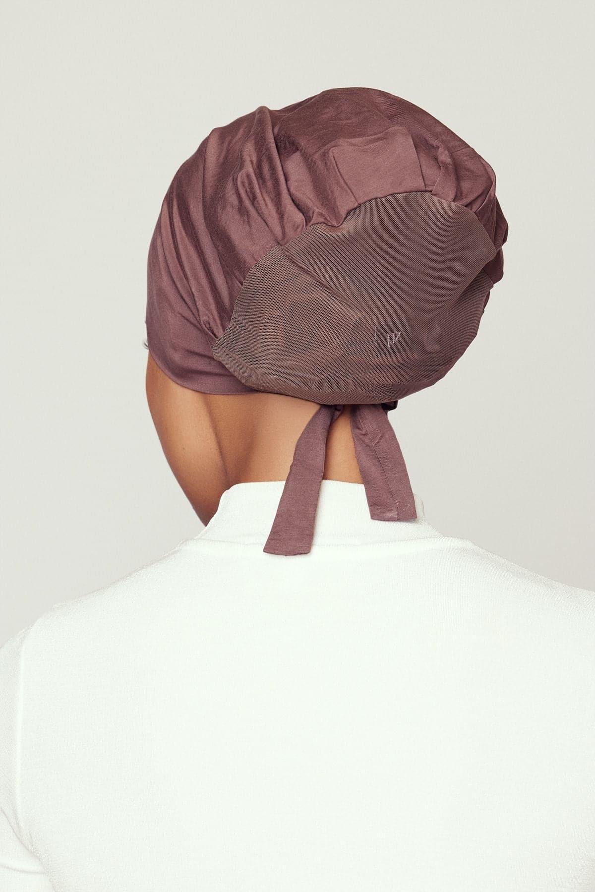 Aria Mesh Tie Back Undercap- Mocha - Image 3
