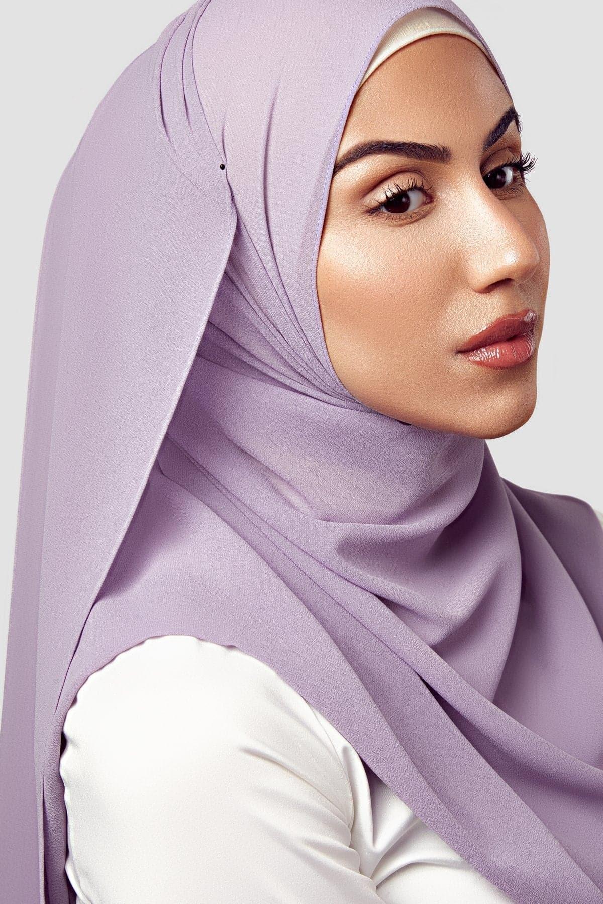 Basic Luxe Chiffon Hijab- Leena - Image 2