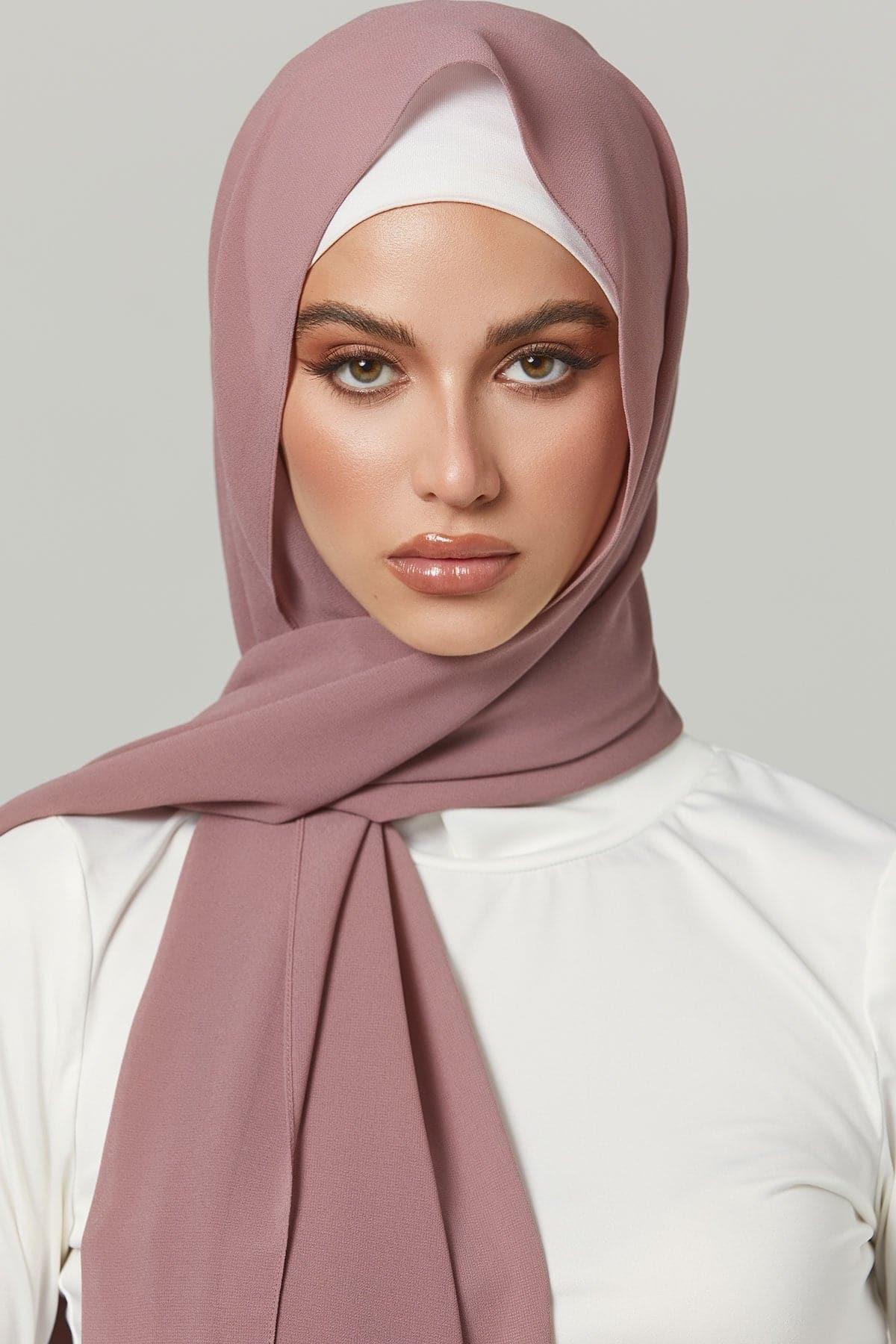Basic Luxe Chiffon Hijab- Mecca
