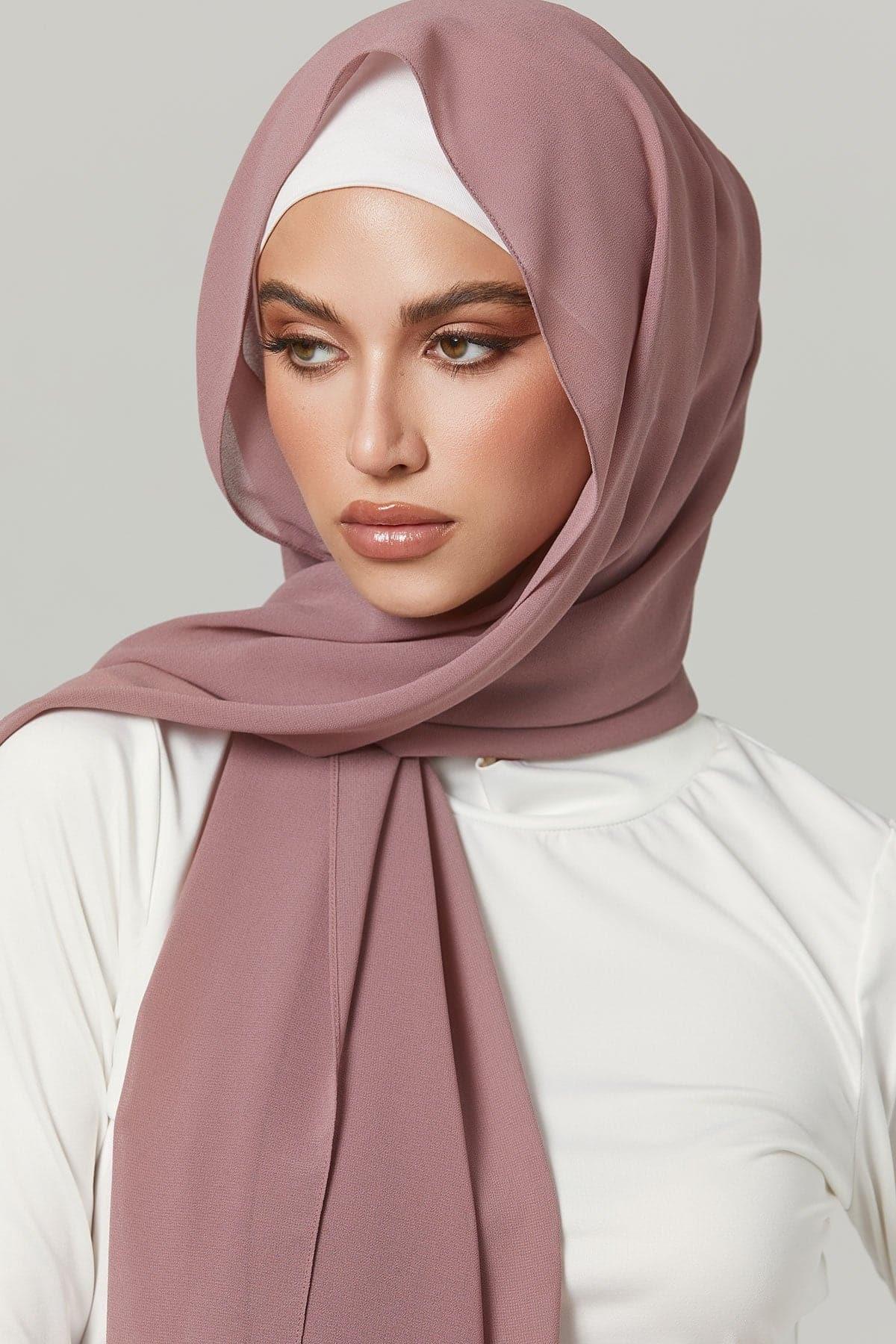 Basic Luxe Chiffon Hijab- Mecca - Image 2