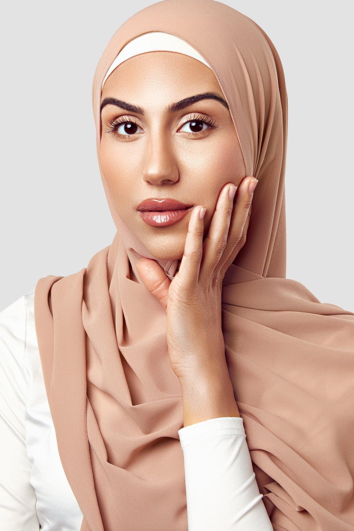 Basic Luxe Chiffon Hijab- Nadeen - Image 3