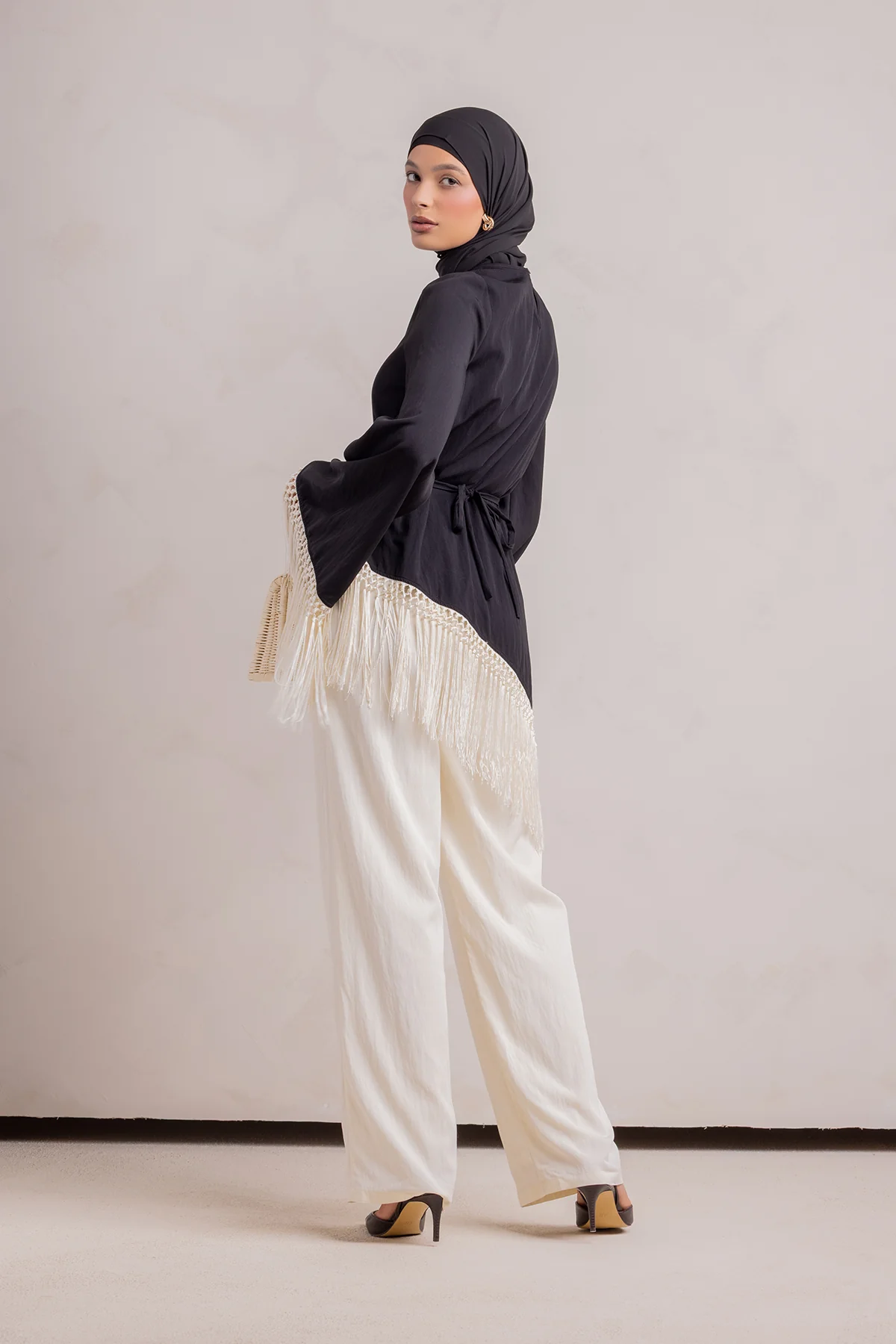Batoul Pant - Cream - Image 11