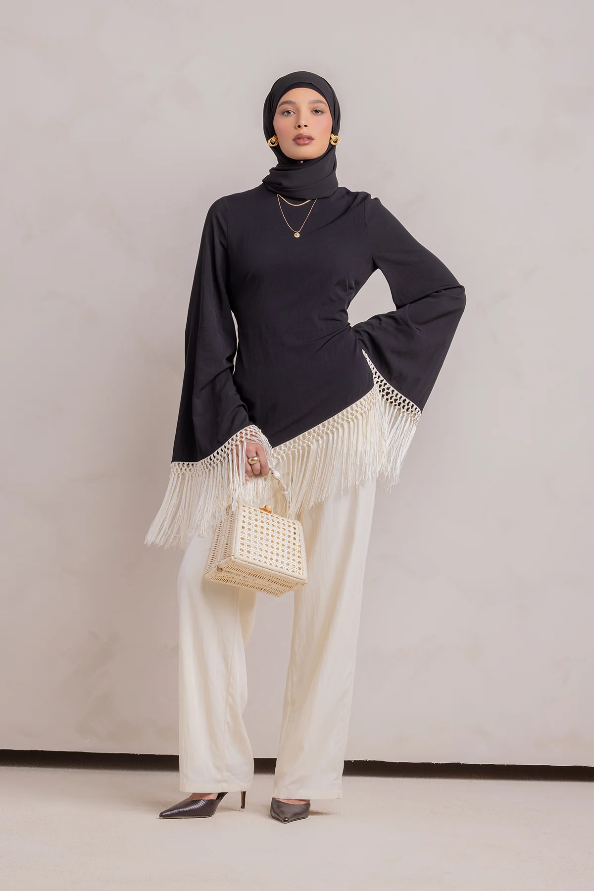 Batoul Pant - Cream - Image 4