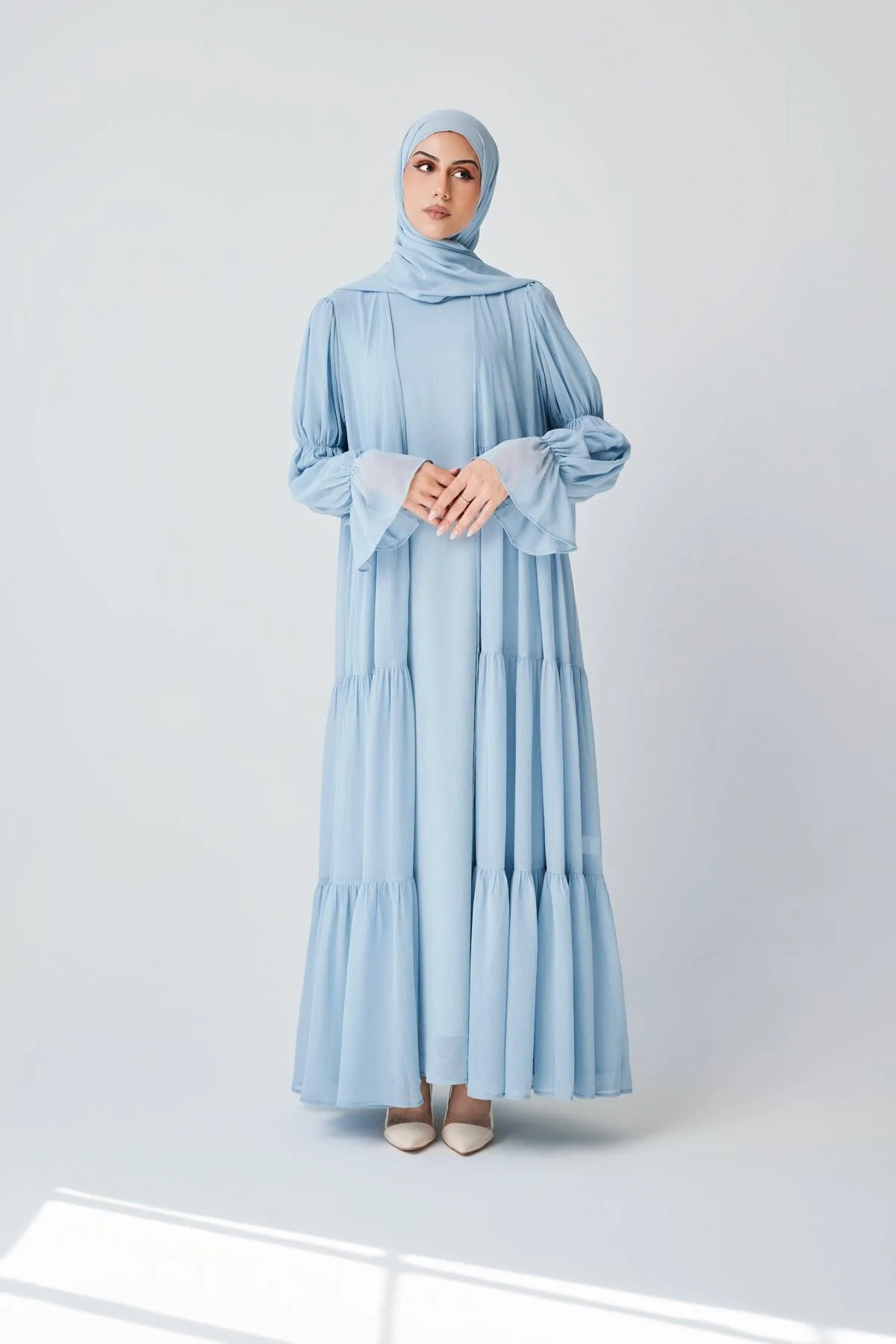 Bohemian Abaya Set - Marine - Image 3