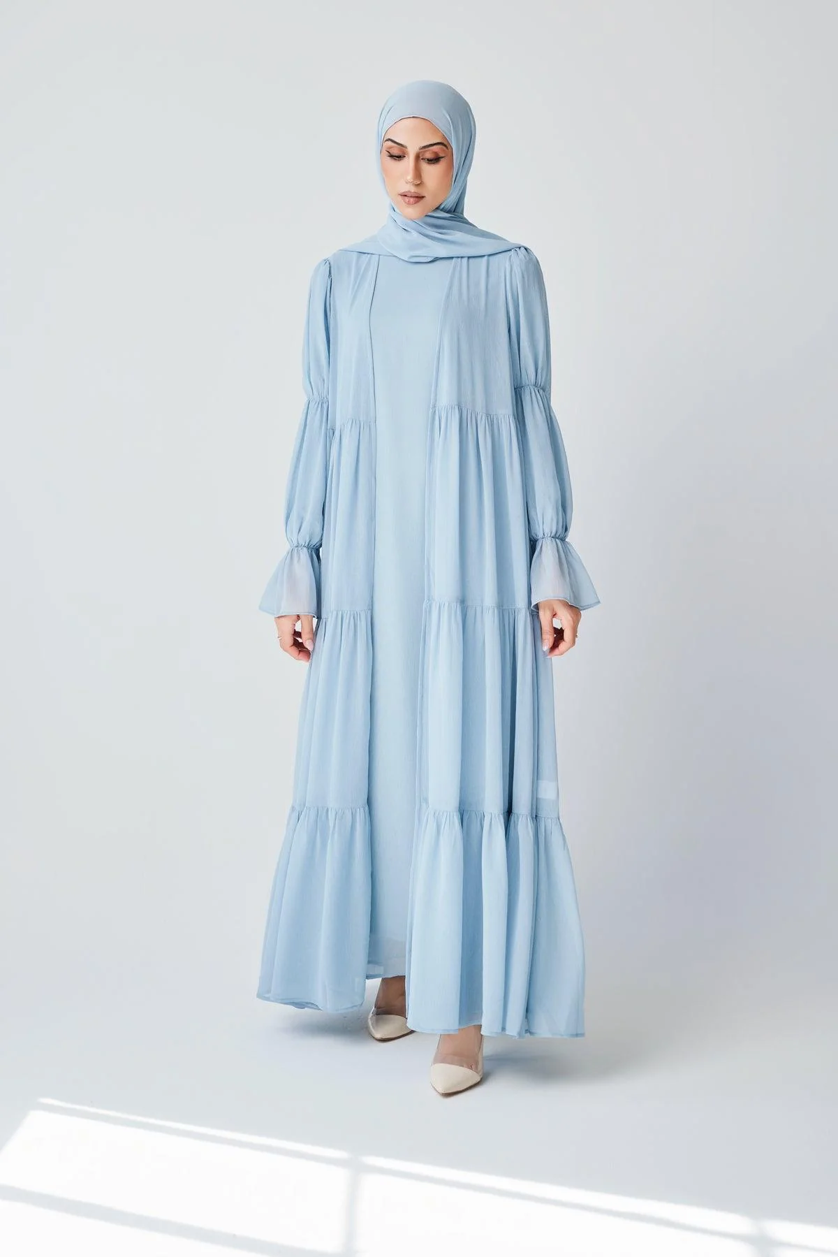 Bohemian Abaya Set - Marine - Image 5