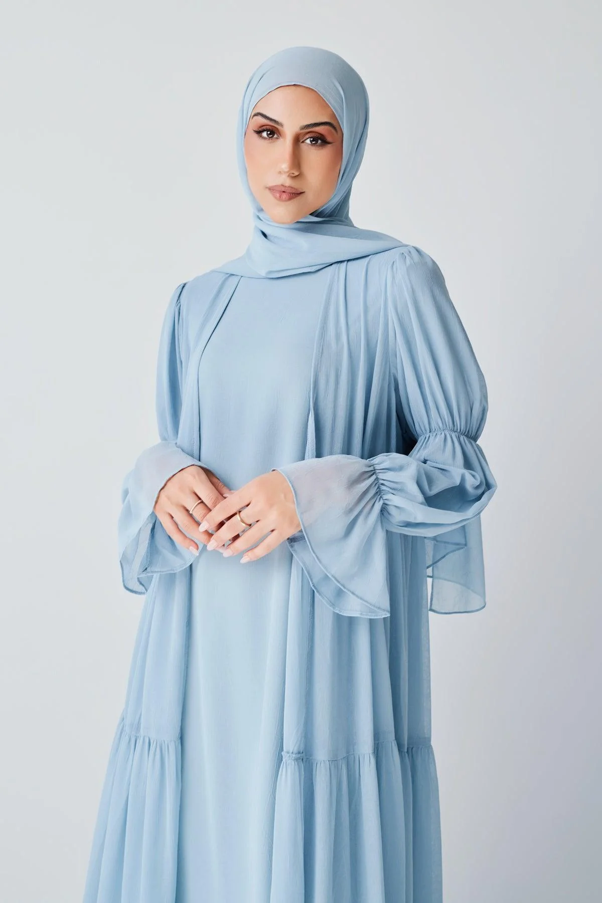 Bohemian Abaya Set - Marine - Image 6