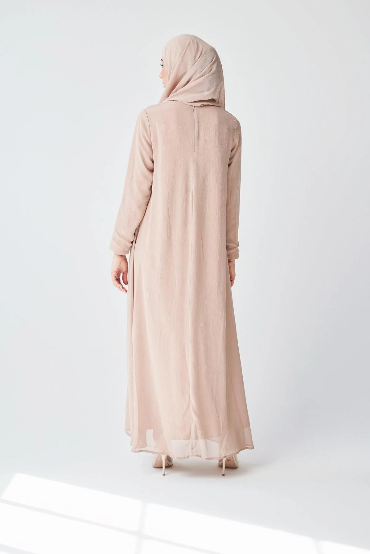Bohemian Abaya Set - Sand - Image 10