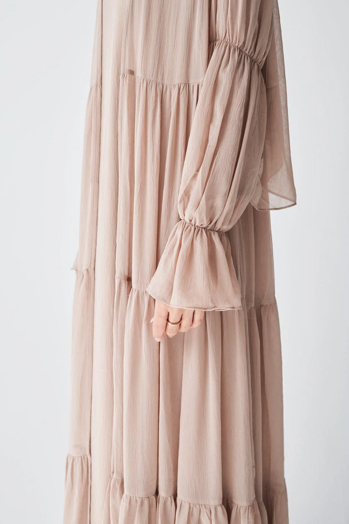 Bohemian Abaya Set - Sand - Image 7