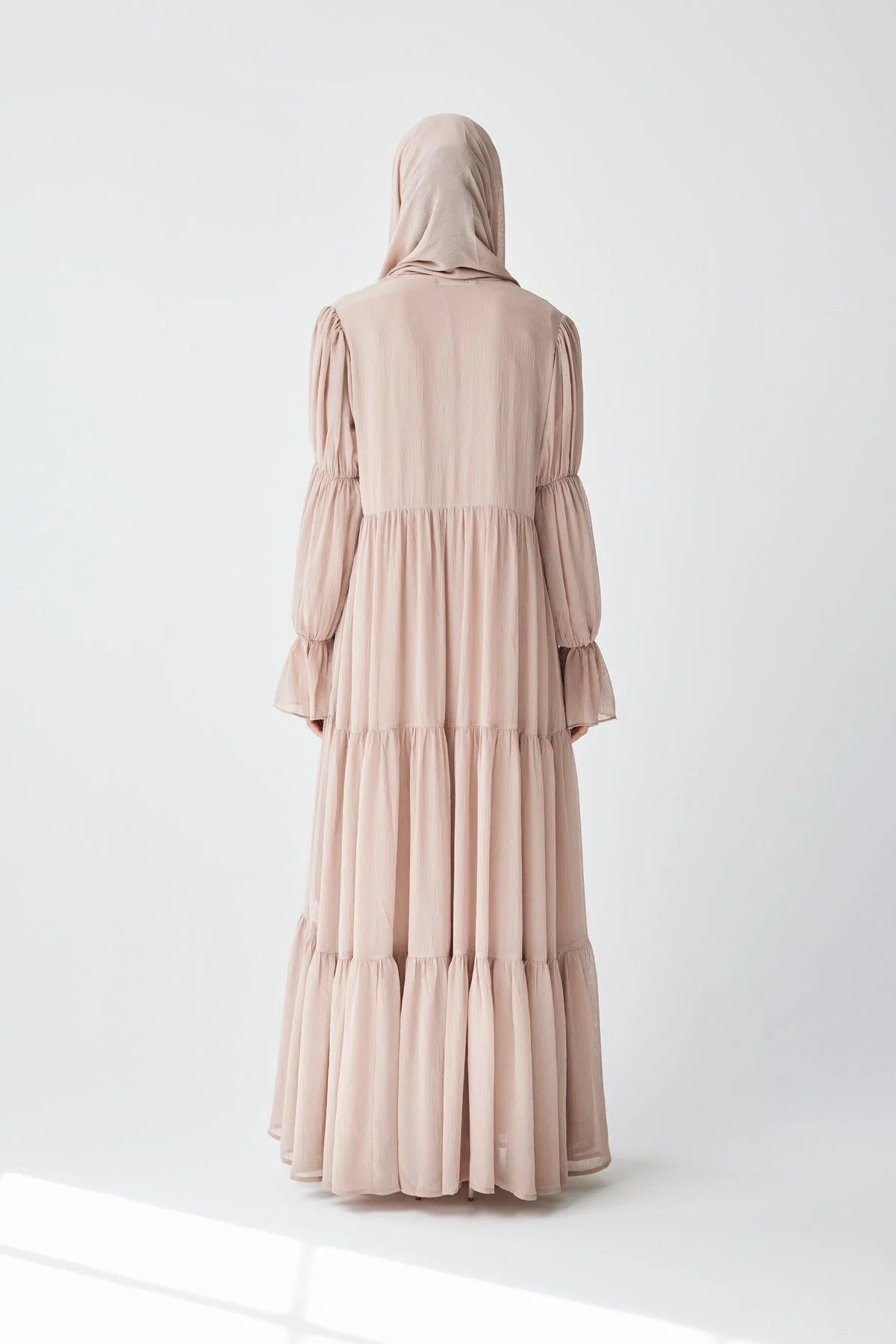 Bohemian Abaya Set - Sand - Image 8
