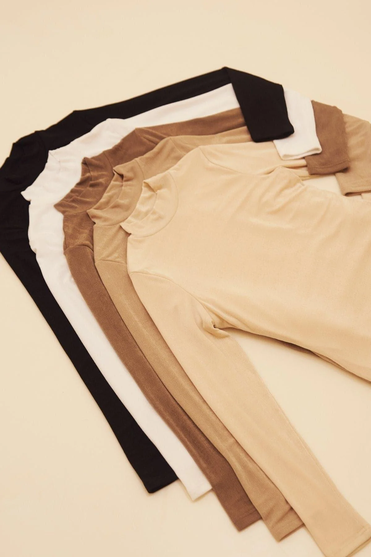 Camille Long Sleeve Body Shirt- Sand - Image 9