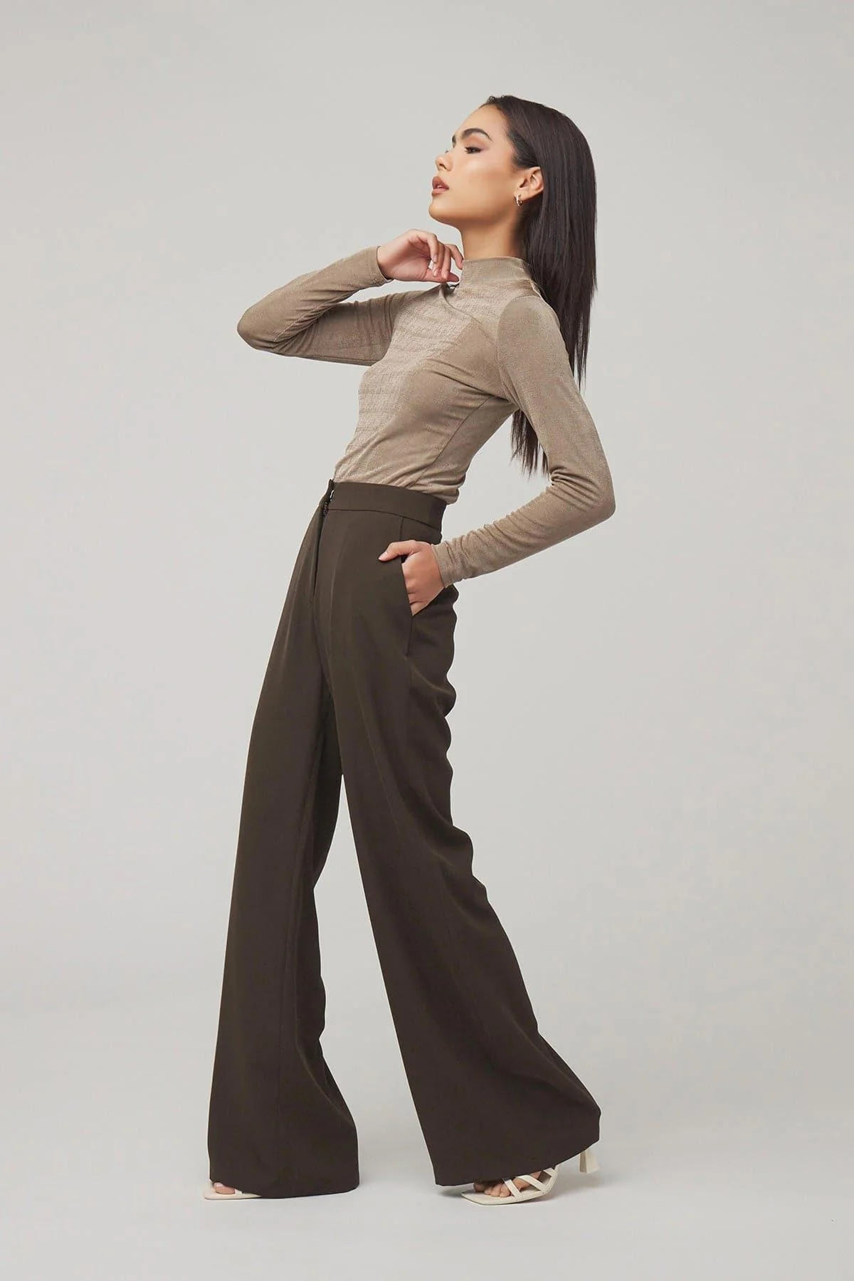Carolina Pant - Brown - Image 3