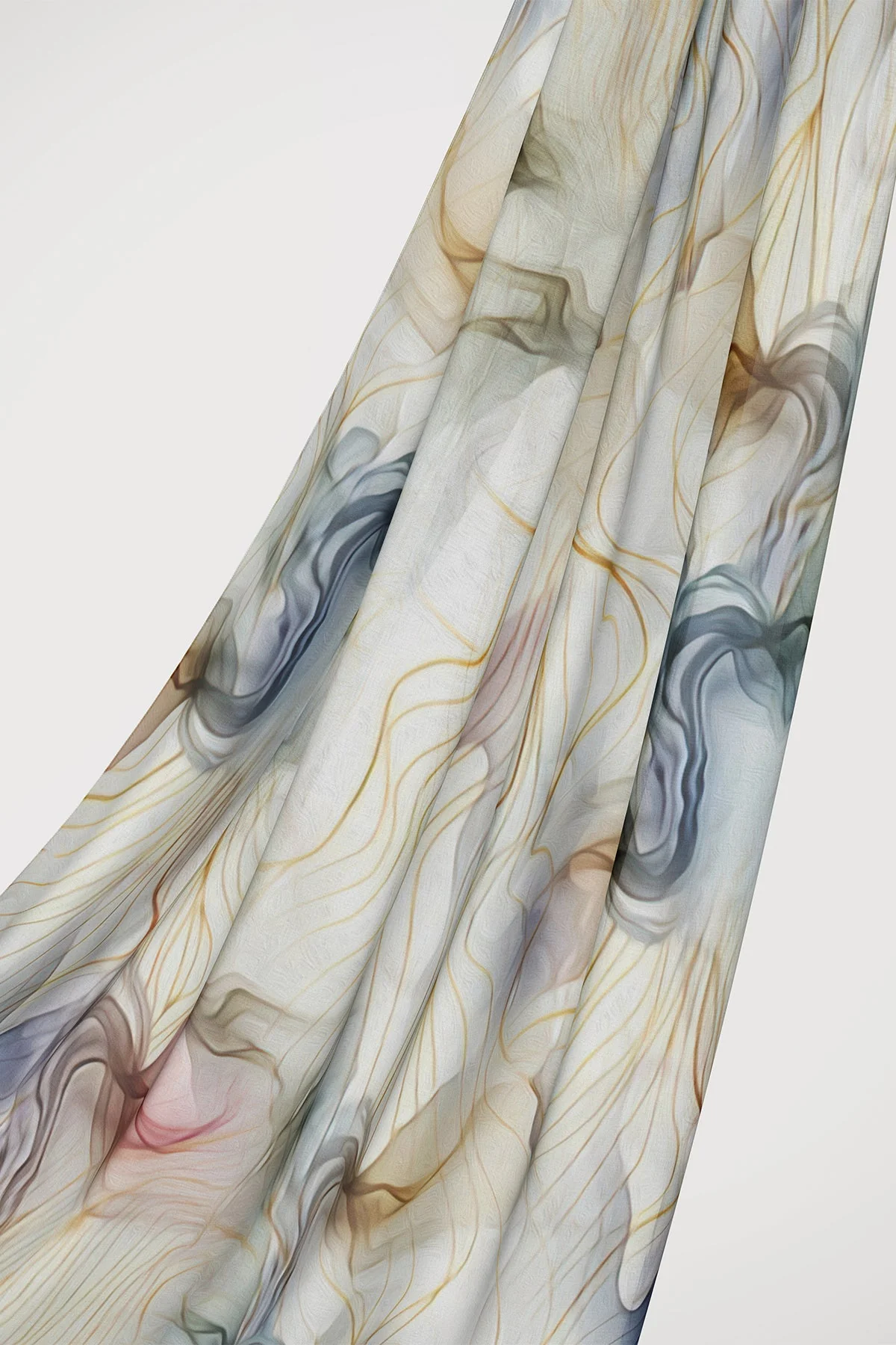 Cascade Print Modal Hijab - Image 2