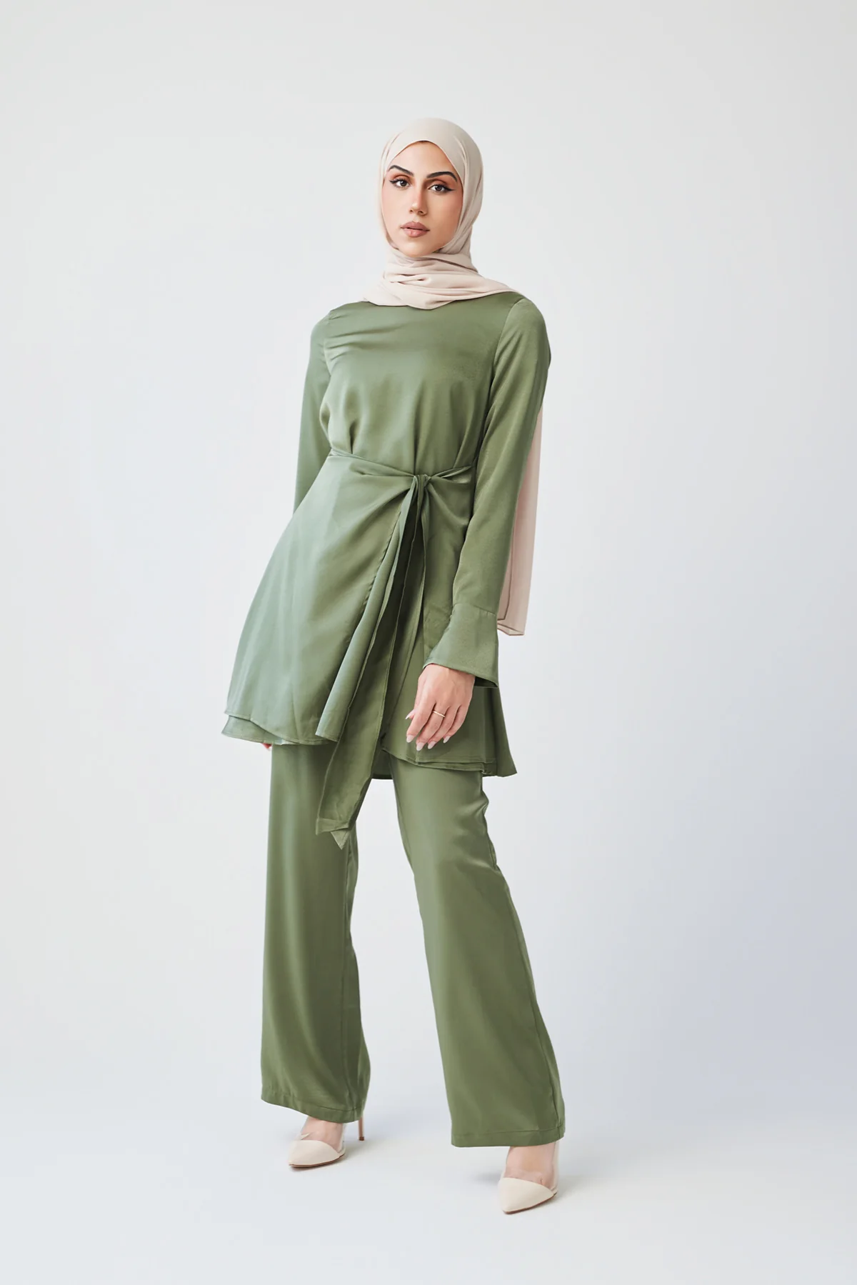 Clara Pant - Olive - Image 3