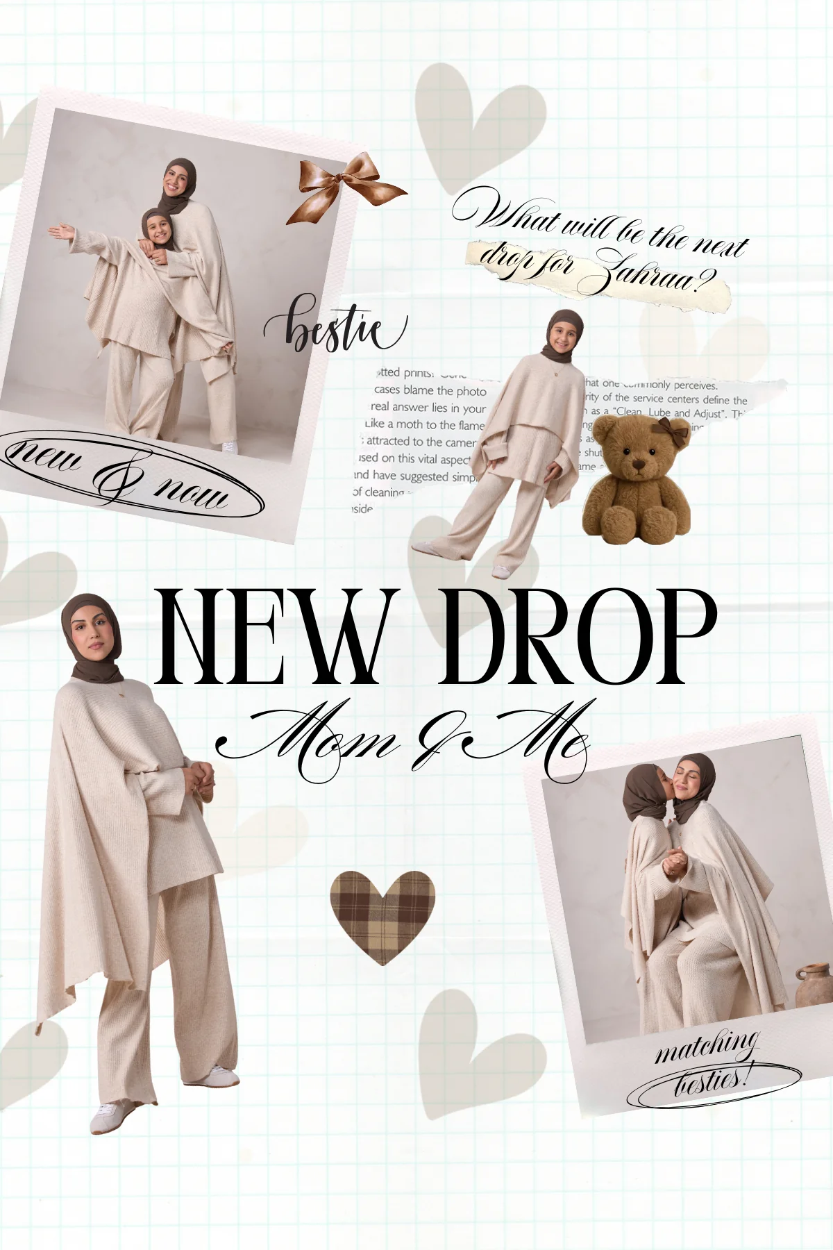 Deniz Knit Matching Set - Almond - Image 14
