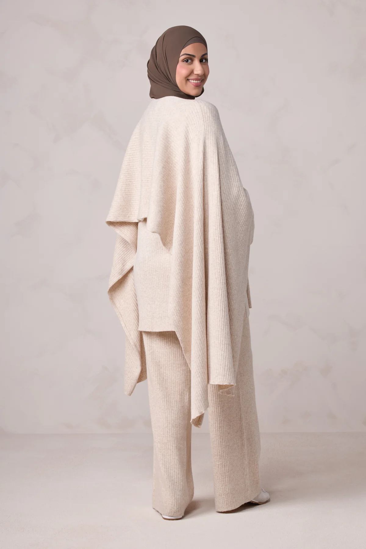Deniz Knit Matching Set - Almond - Image 20
