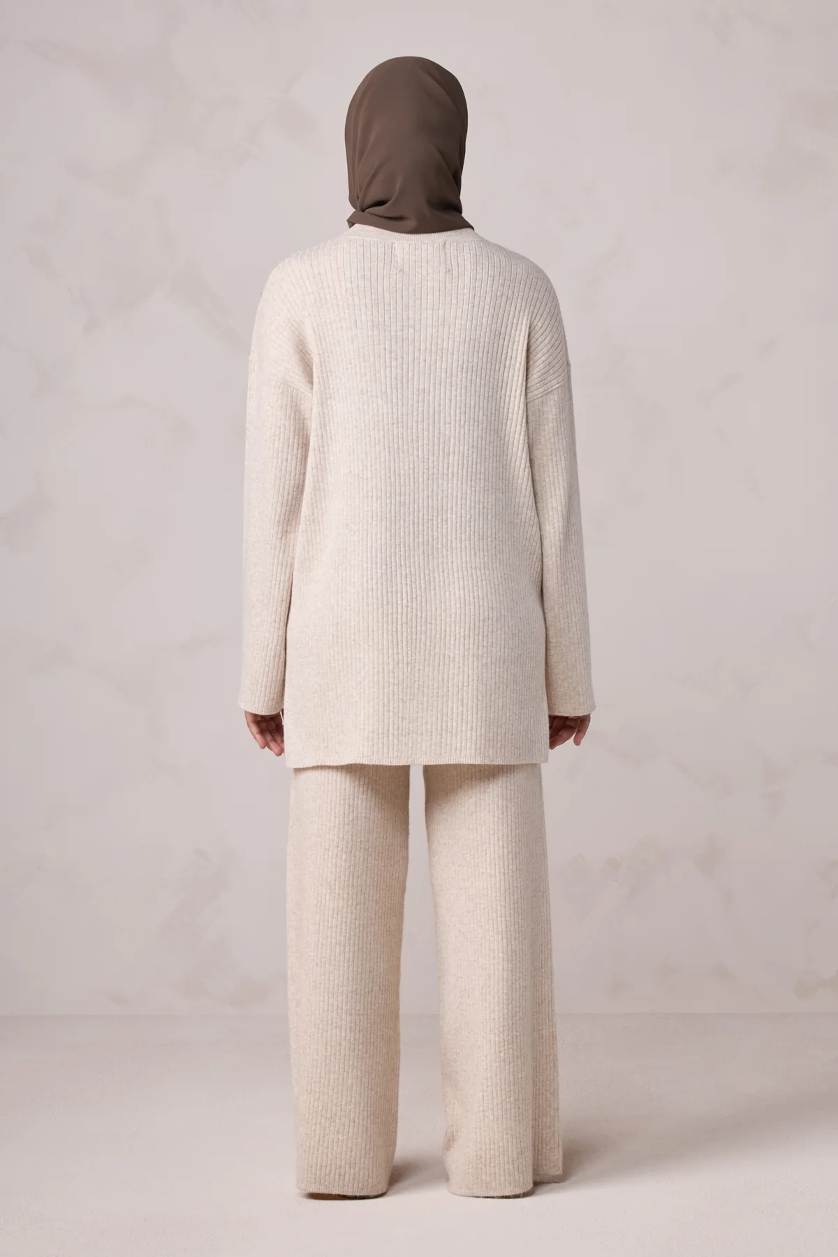Deniz Knit Matching Set - Almond - Image 22