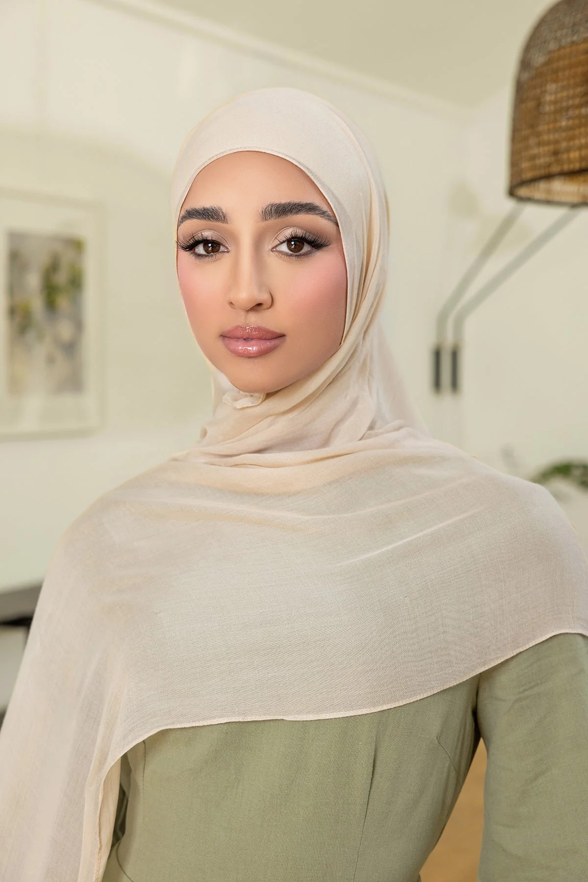 Essential Modal Hijab - Sandshell - Image 2