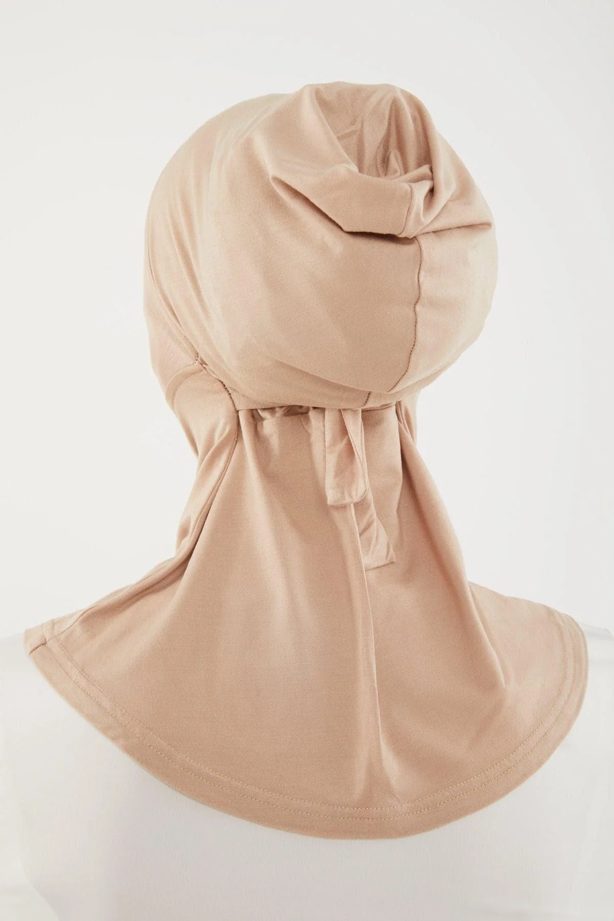 Fatima Neck Cover Hijab- Taupe - Image 3