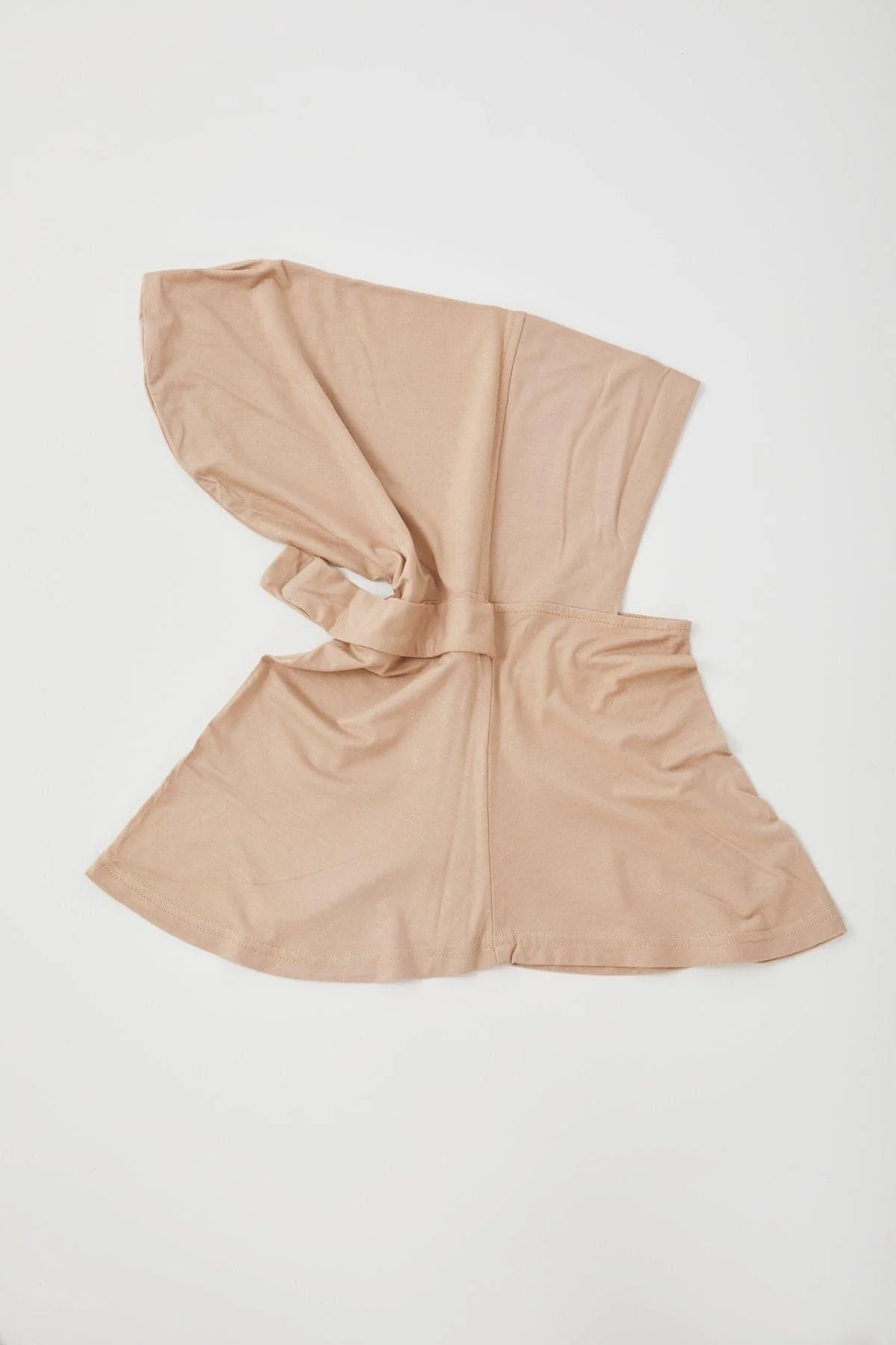 Fatima Neck Cover Hijab- Taupe - Image 4