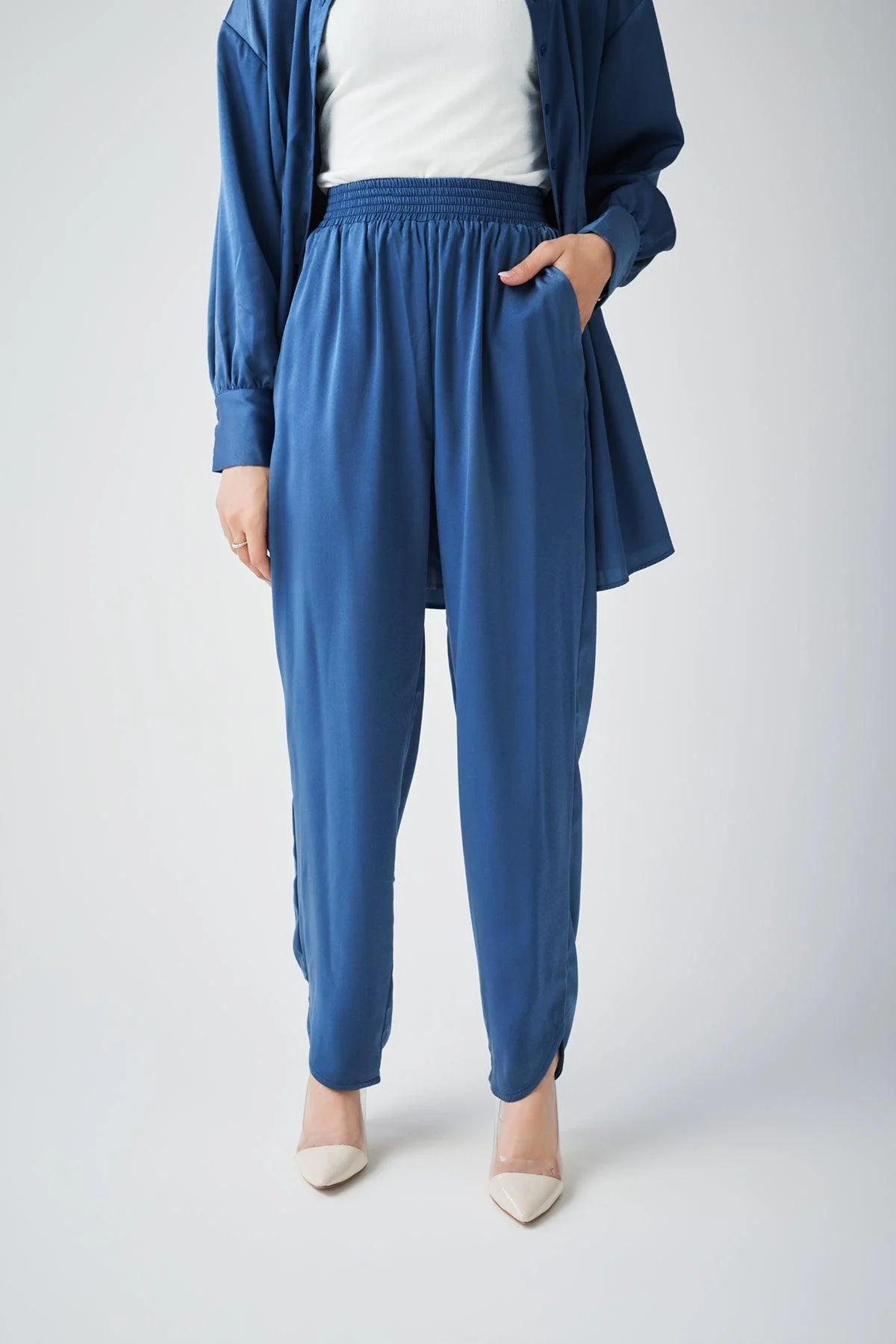 Freya Pant - French Navy - Image 4