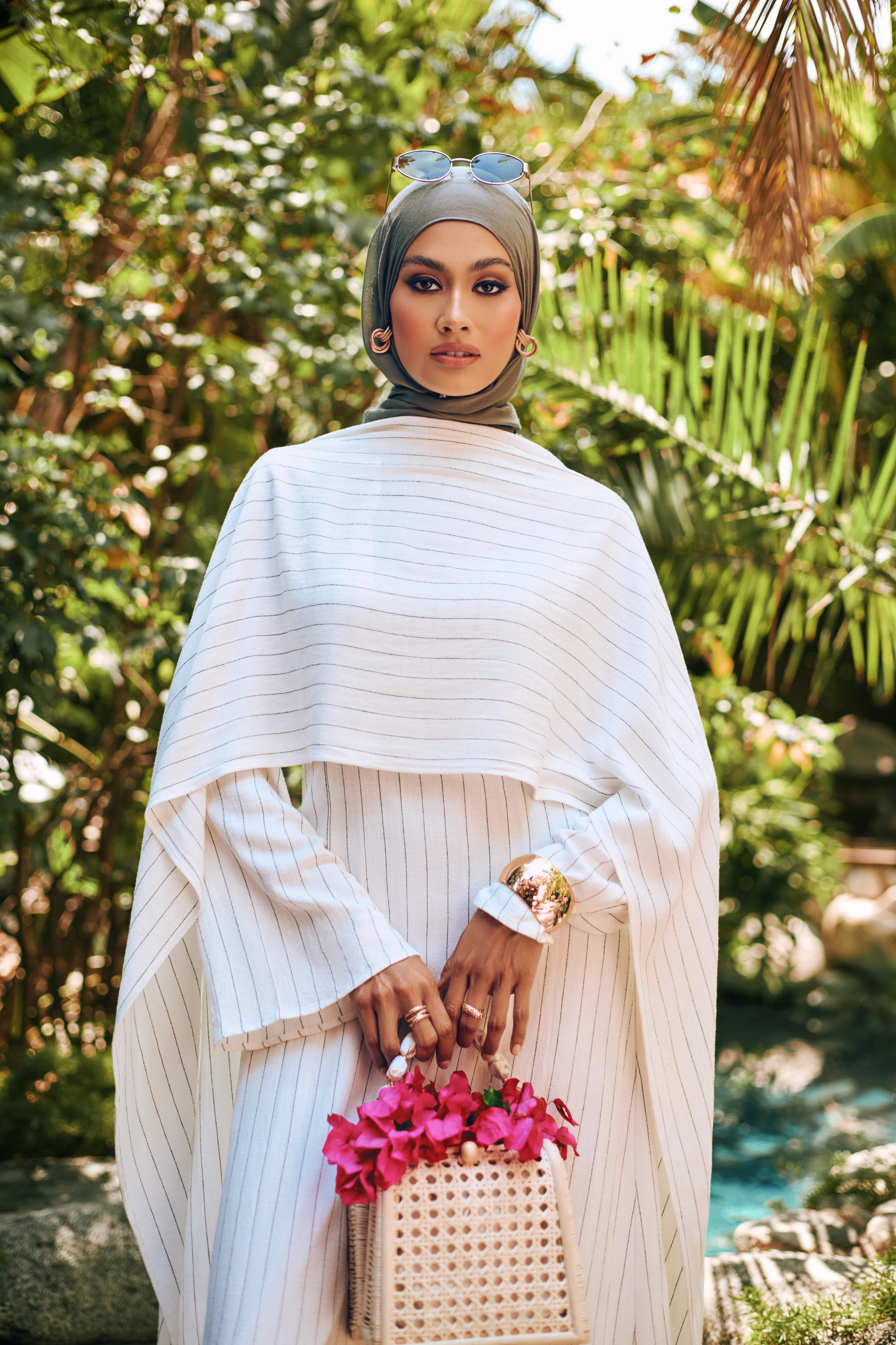 Huda Everyday Cape Dress - Oasis - Image 13