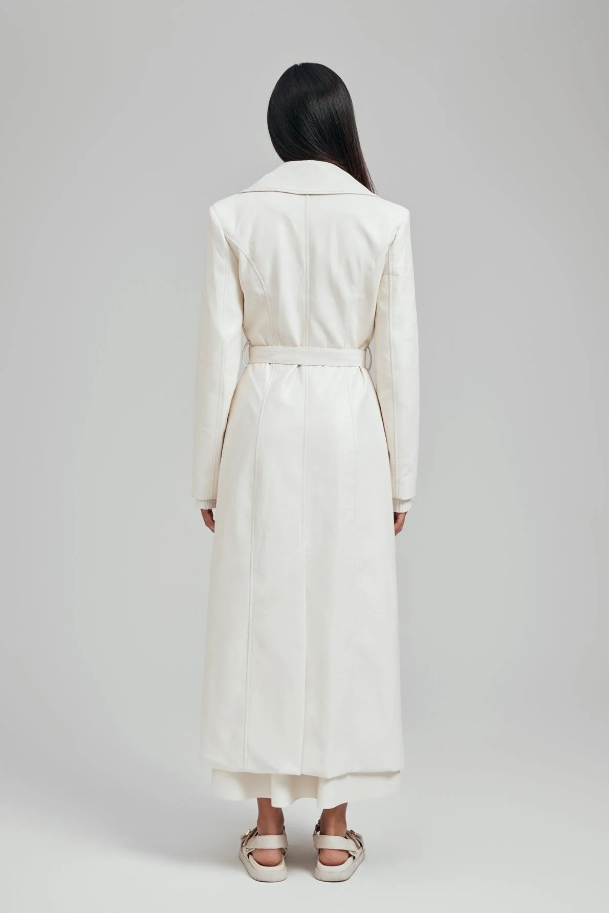 Inara Vegan Recycled Leather Trench Coat - Image 5