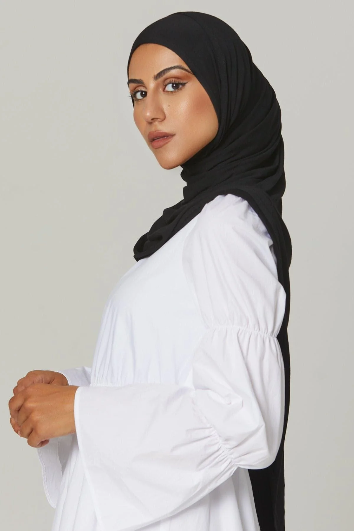 Instant Jersey Hijab - Midnight Star - Image 4