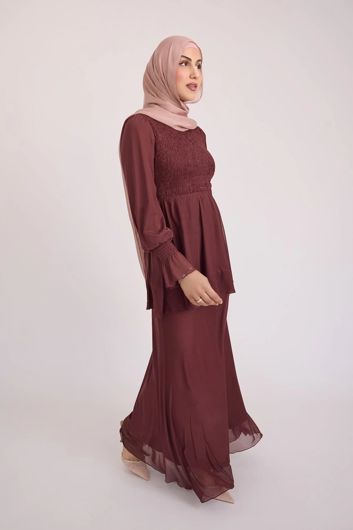Krina Top and Skirt - Plum - Image 5