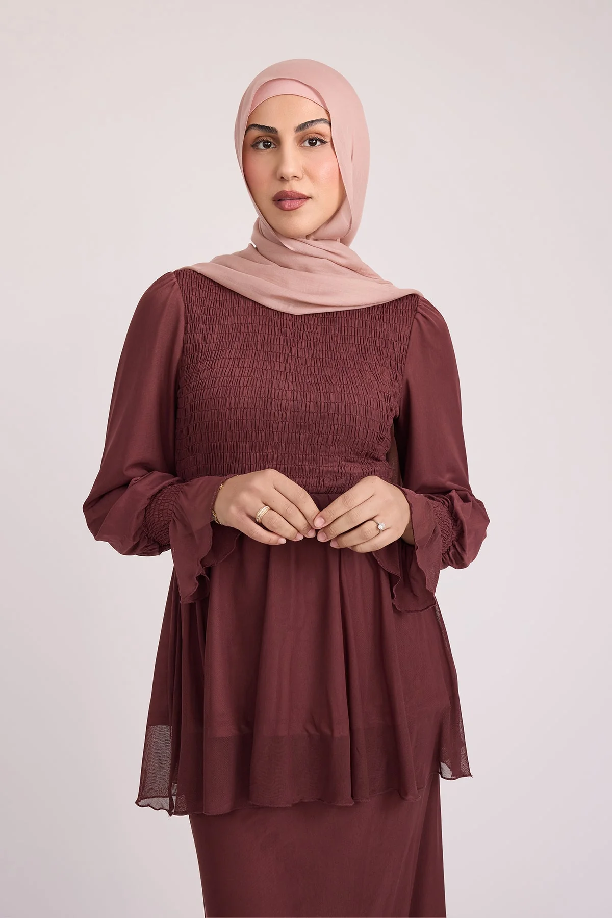 Krina Top and Skirt - Plum - Image 7
