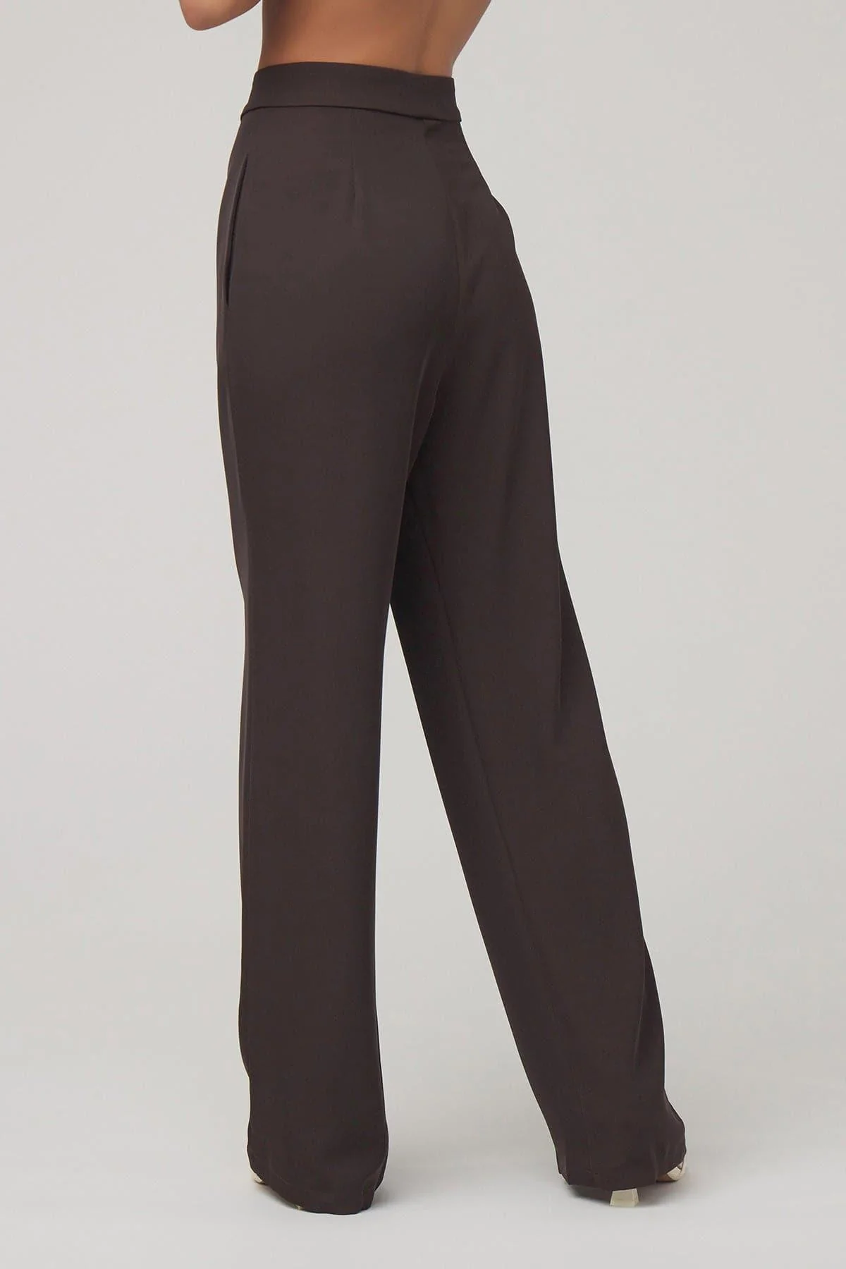 Lana Everyday Pant - Brown - Image 2