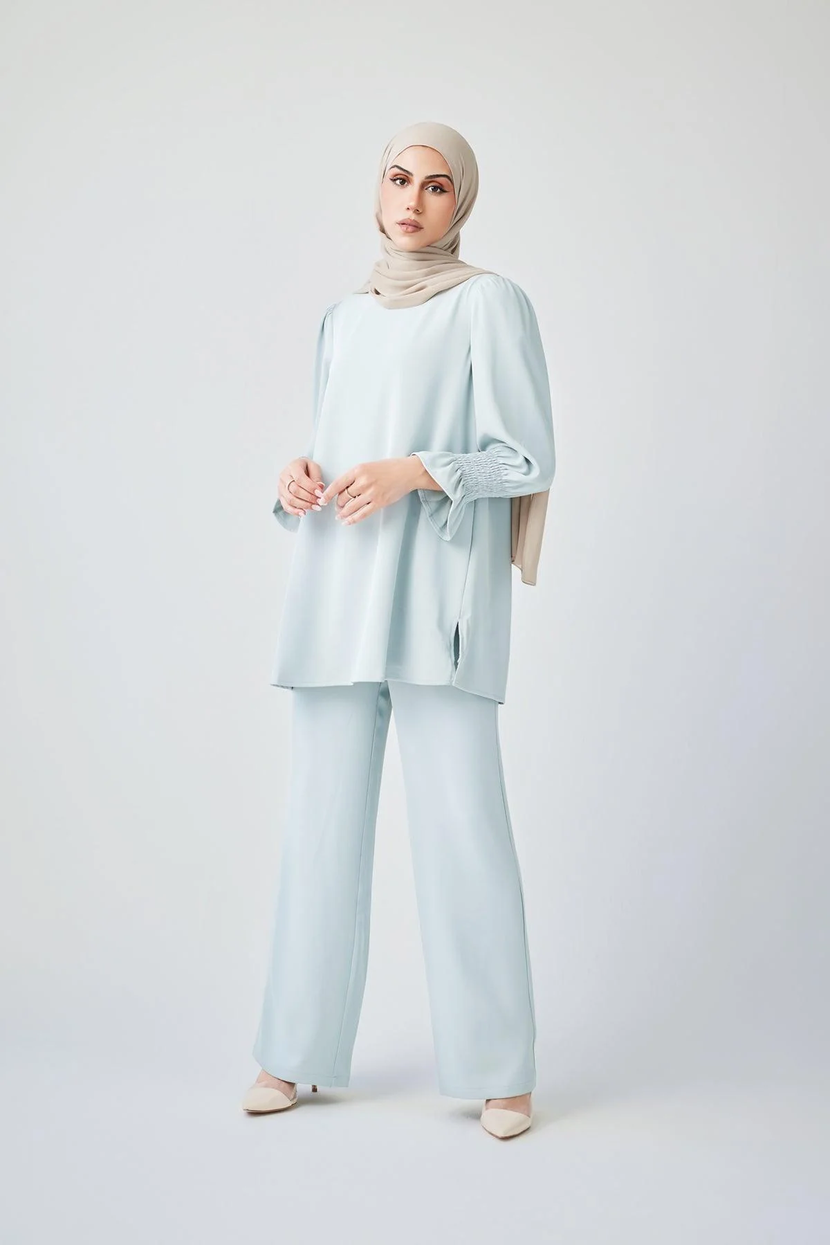 Lana Everyday Pant - Powder - Image 4