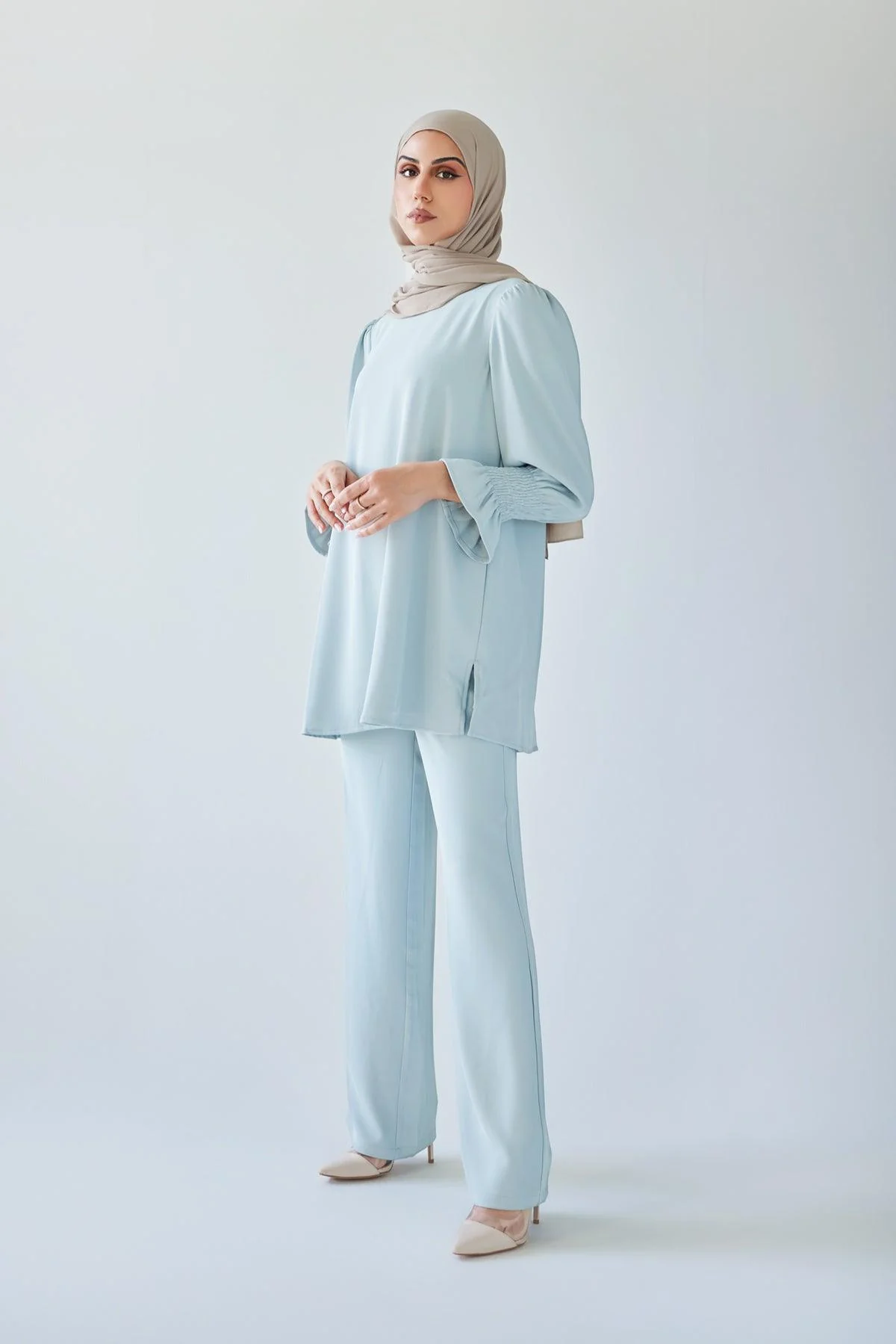 Lana Everyday Pant - Powder - Image 8