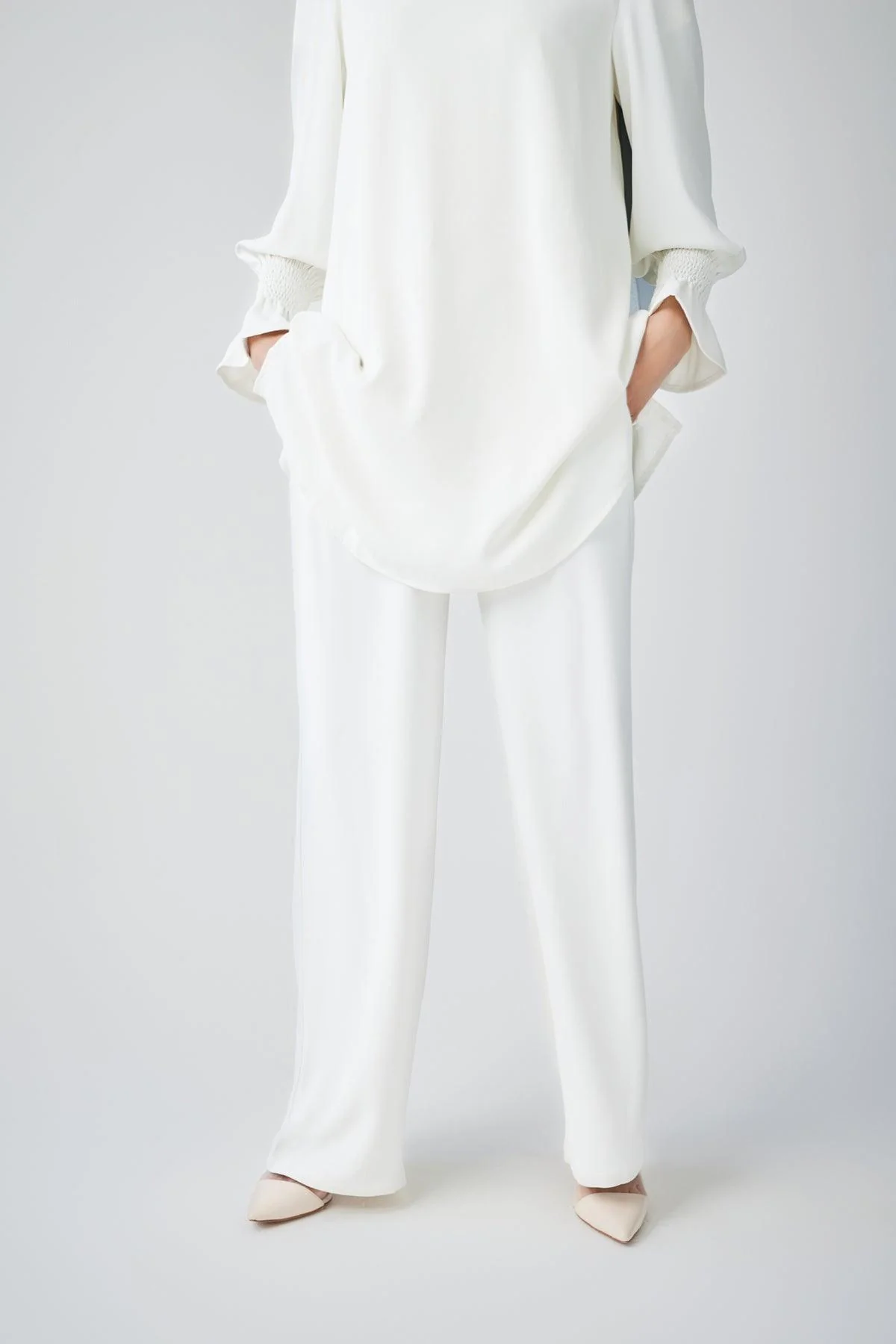 Lana Everyday Pant - White