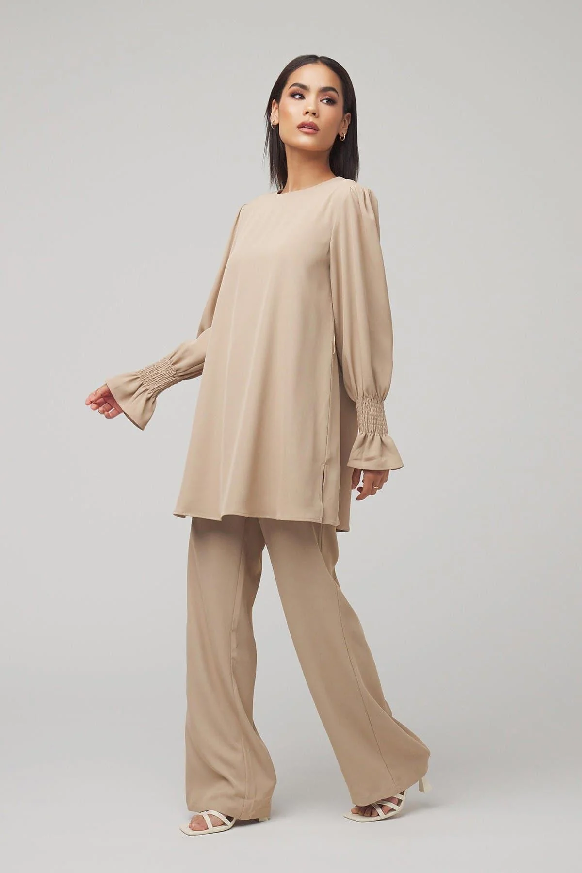 Lana Everyday Top - Khaki - Image 3