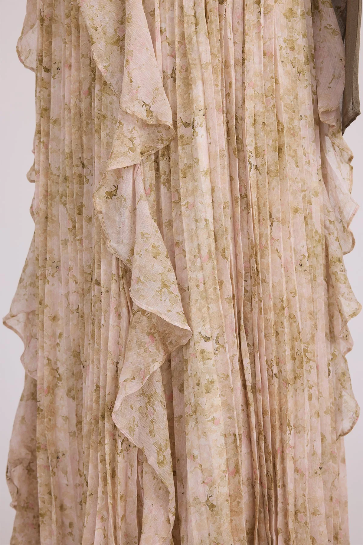 Lavinia Pleats and Ruffles Dress - Sunset - Image 16