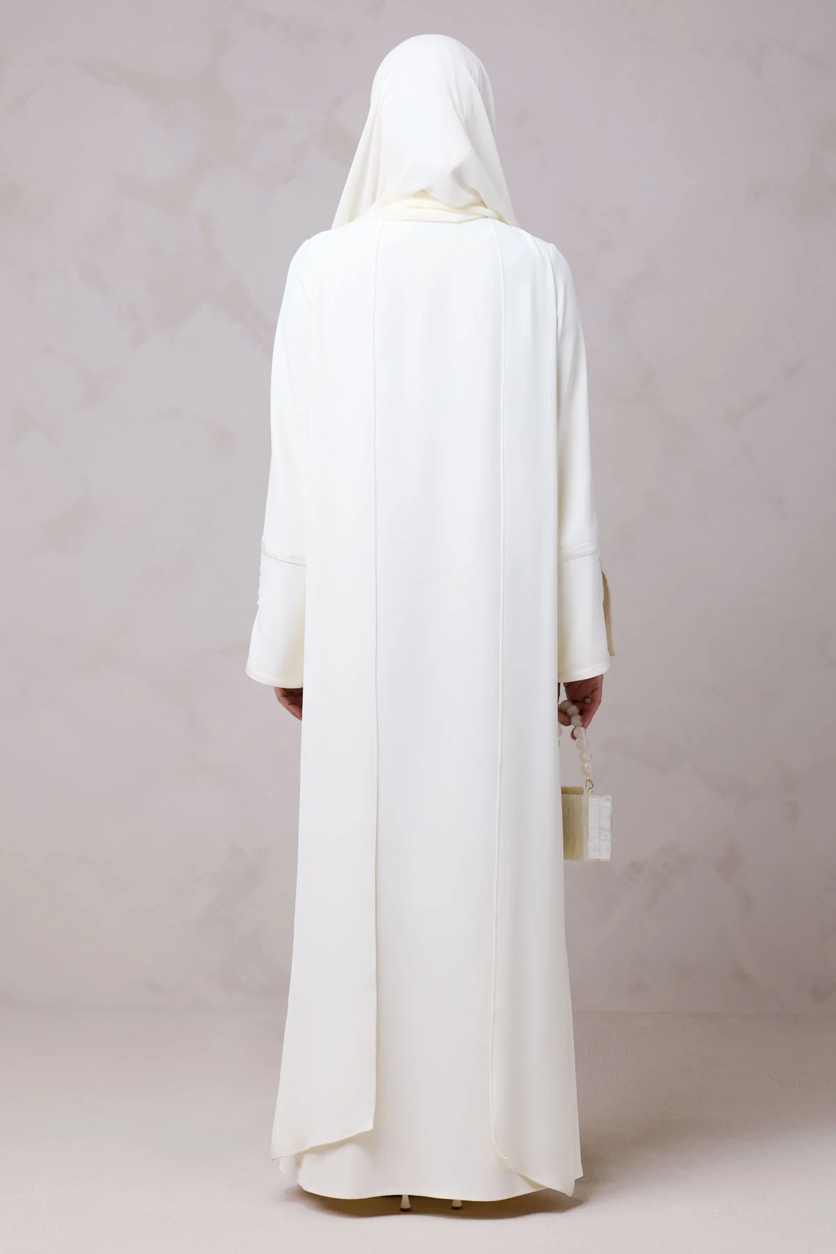Layali Lace Embroidered Abaya & Hijab Set - Image 13