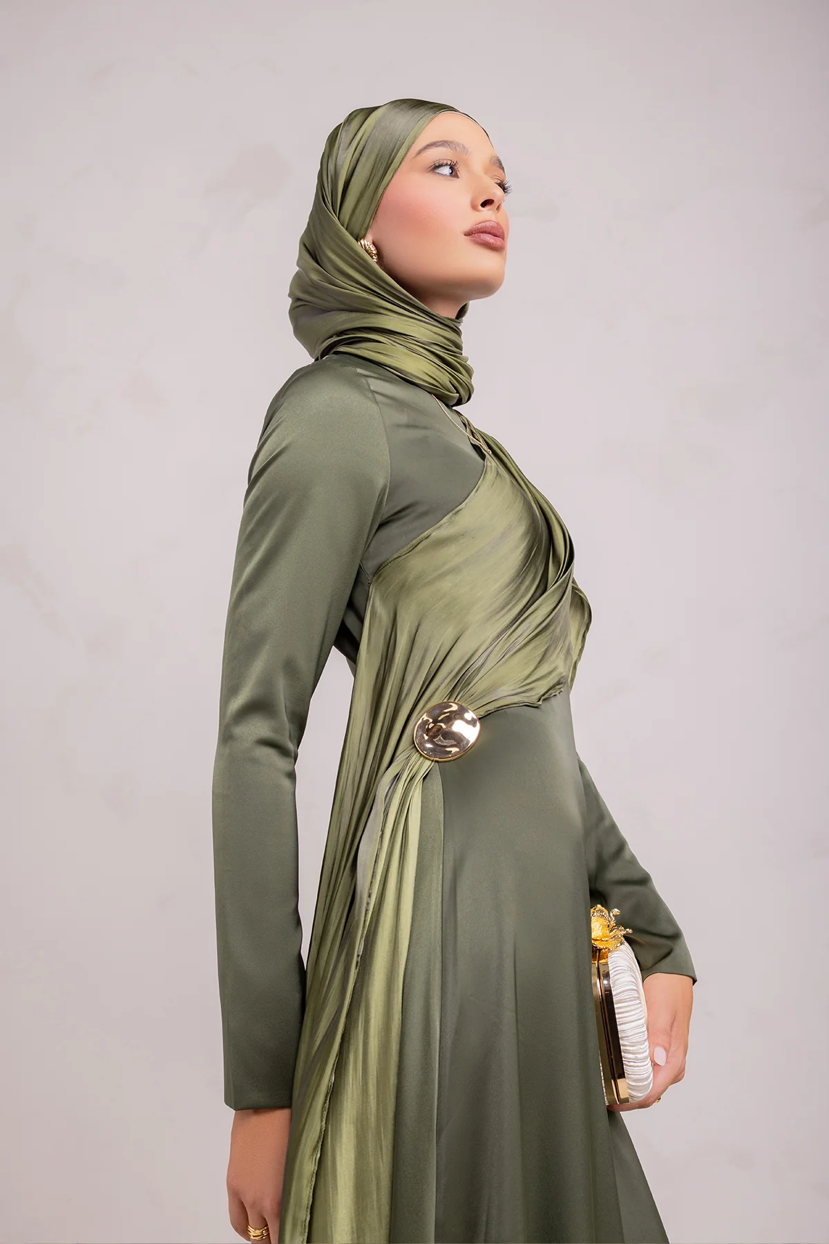 Leana Matching Hijab - Forest Muse - Image 5