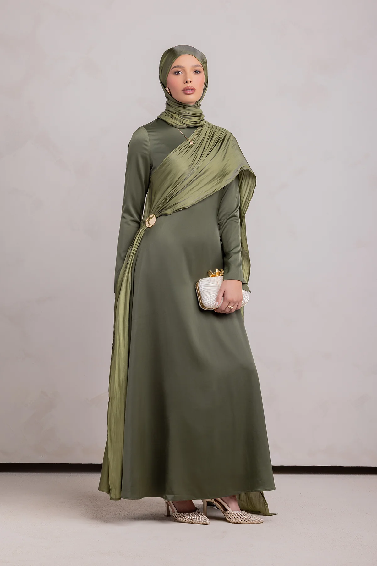 Leana Maxi Dress - Forest Muse - Image 10