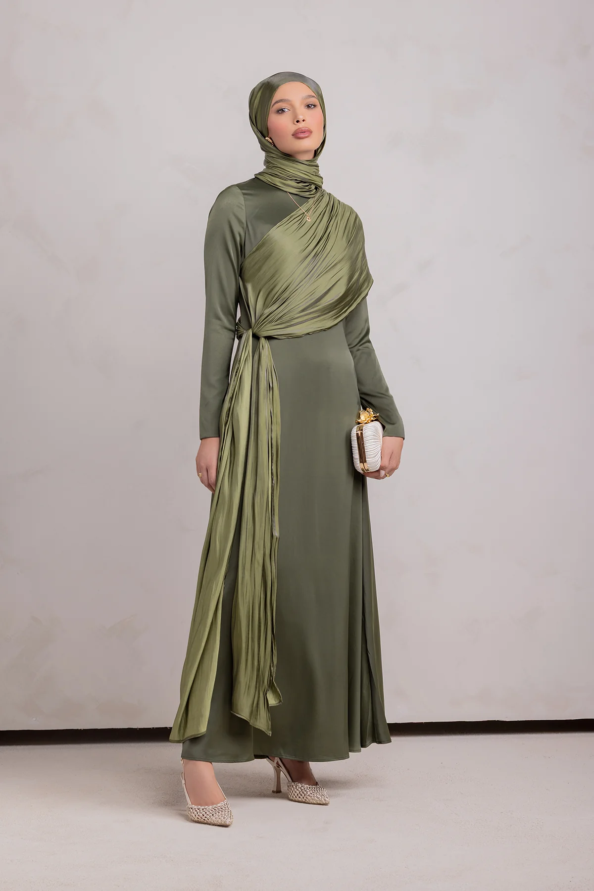 Leana Maxi Dress - Forest Muse - Image 11