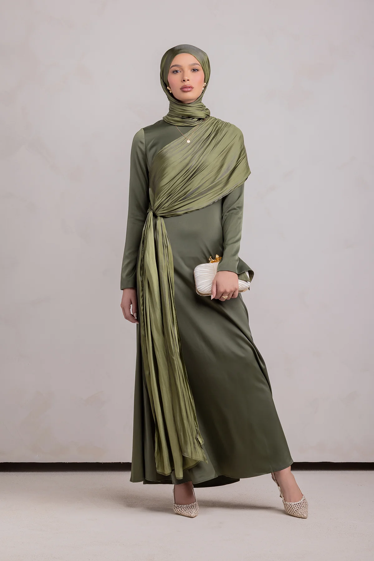 Leana Maxi Dress - Forest Muse - Image 12